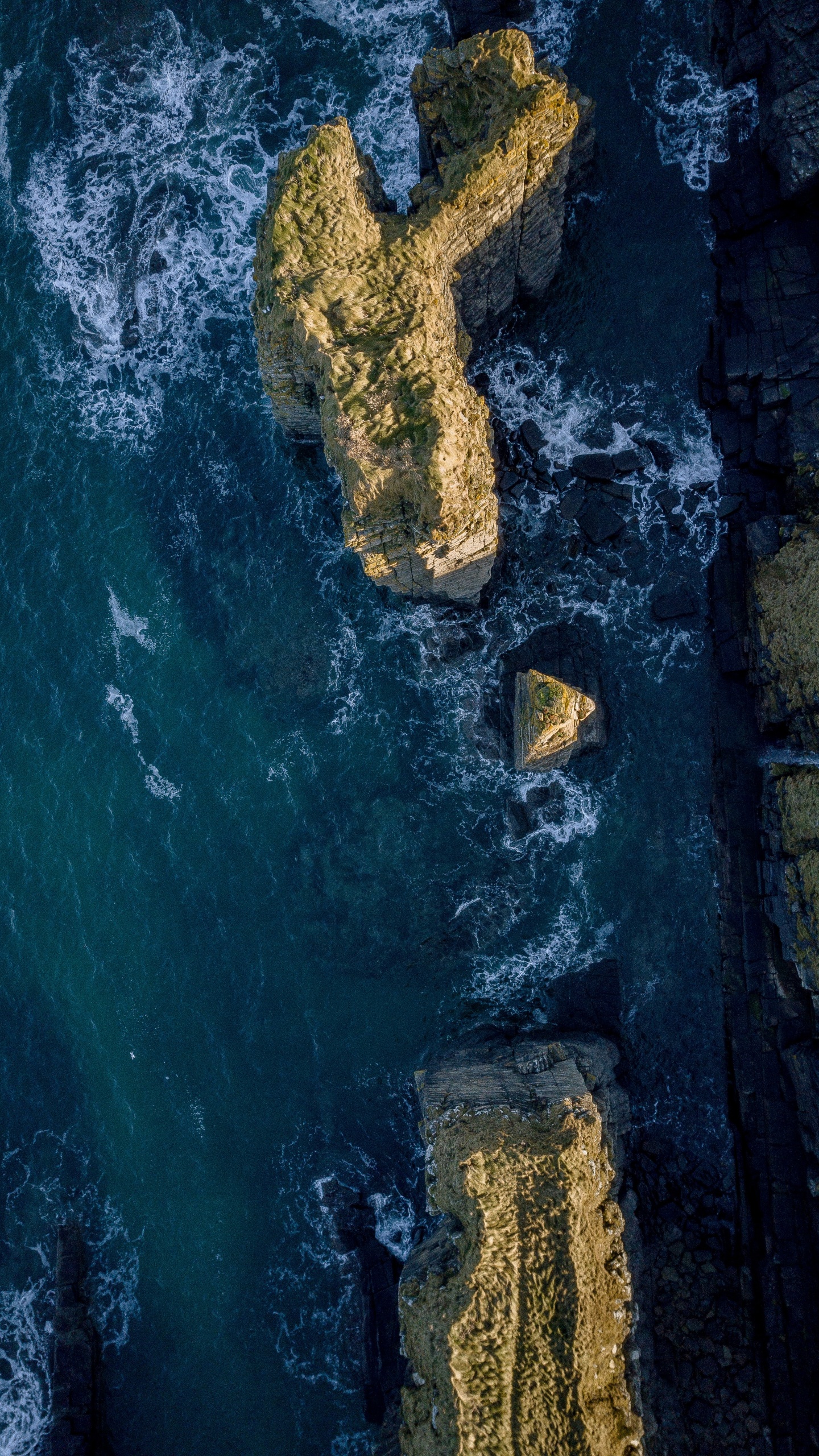 Обои море, земля, океан, вода, космос в разрешении 1440x2560