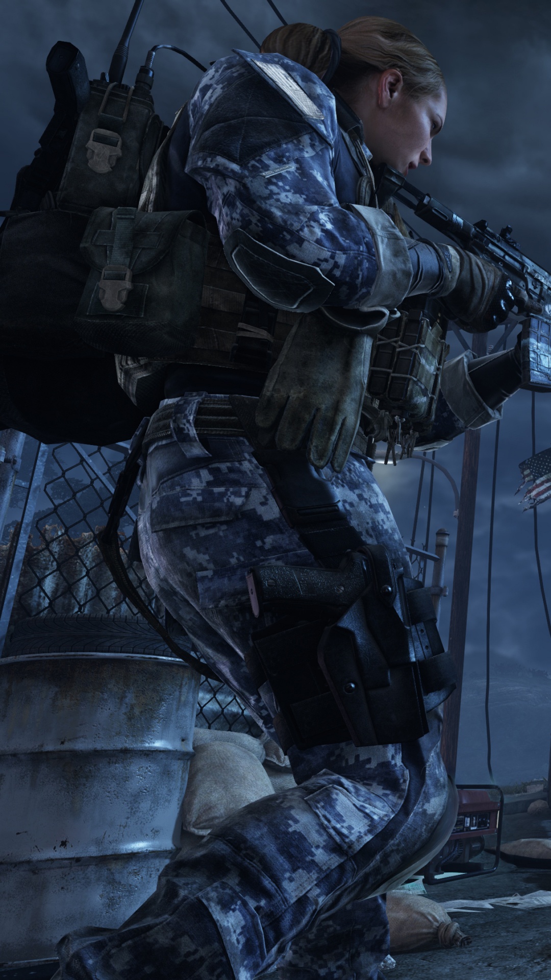 Обои call of duty ghosts, Инфинити Вард, многопользовательская видео игра, activision, компьютерная игра в разрешении 1080x1920