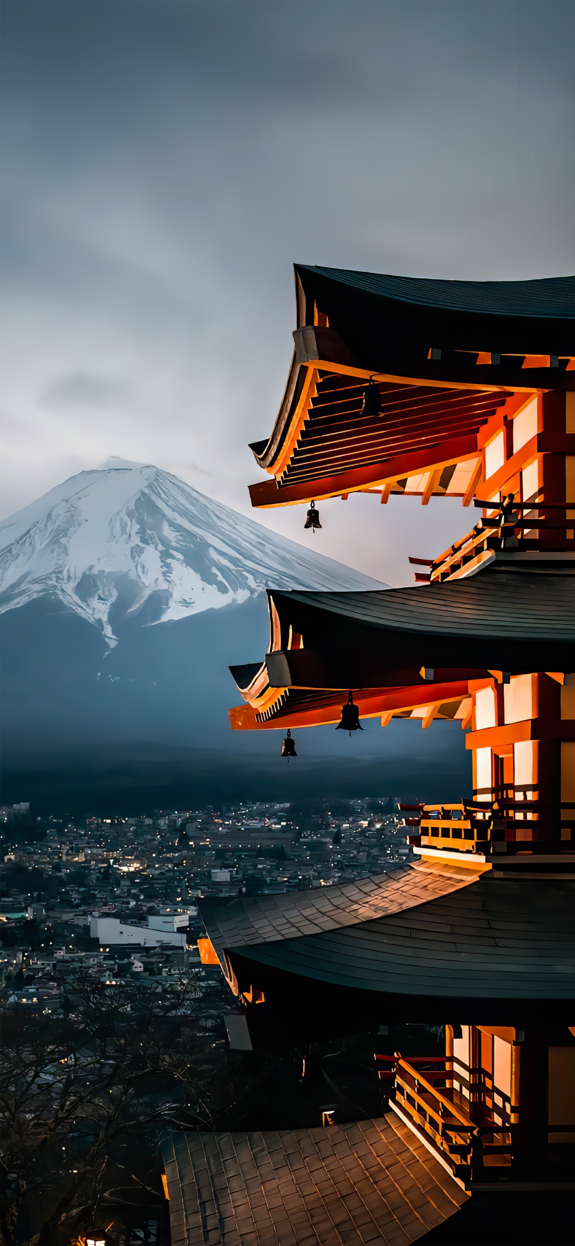 Обои iOS 16, вода, здание, природа, облако в разрешении 1125x2436