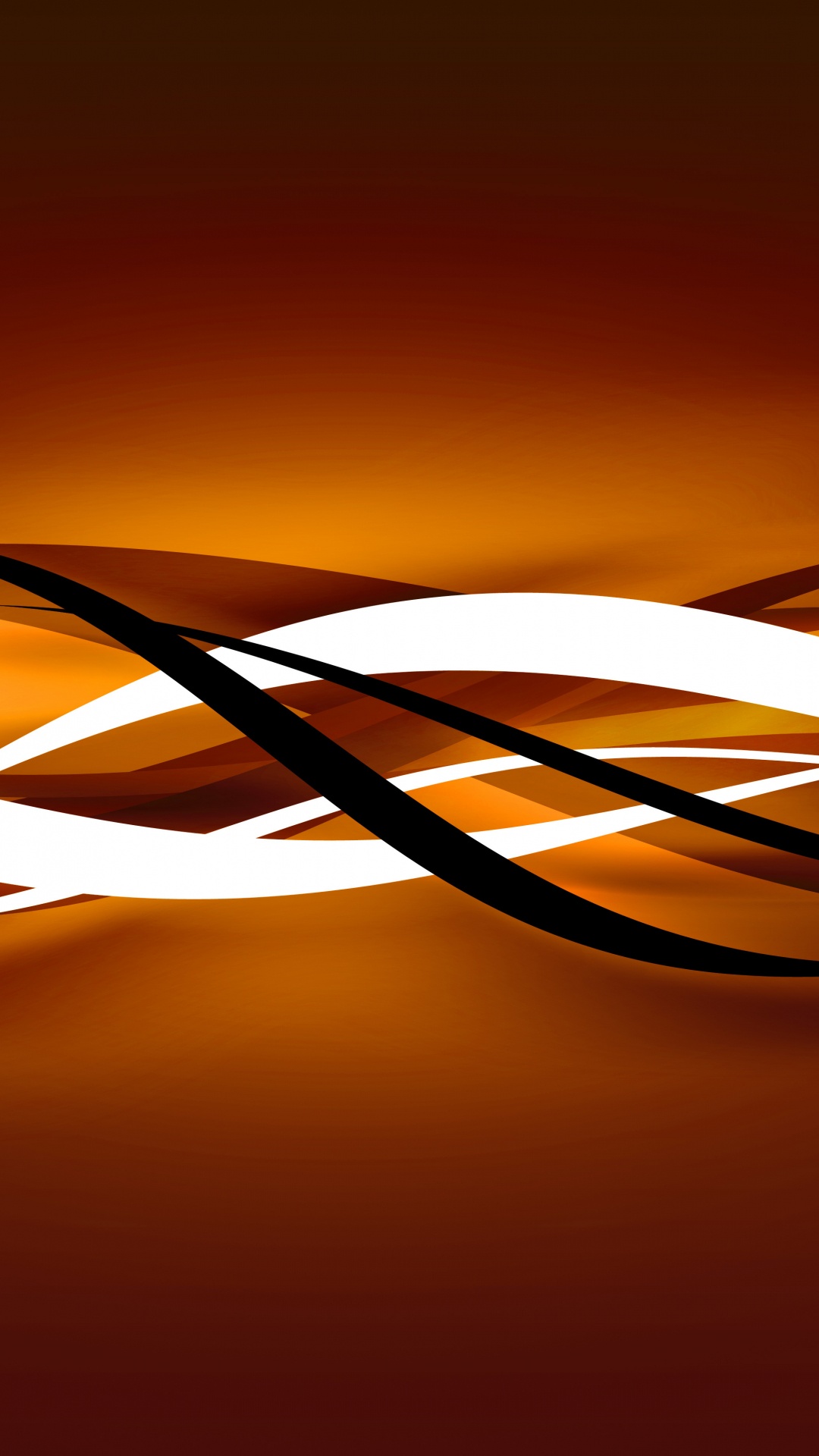 Обои векторная графика, абстрактное искусство, Апельсин, свет, Янтарь в разрешении 1080x1920