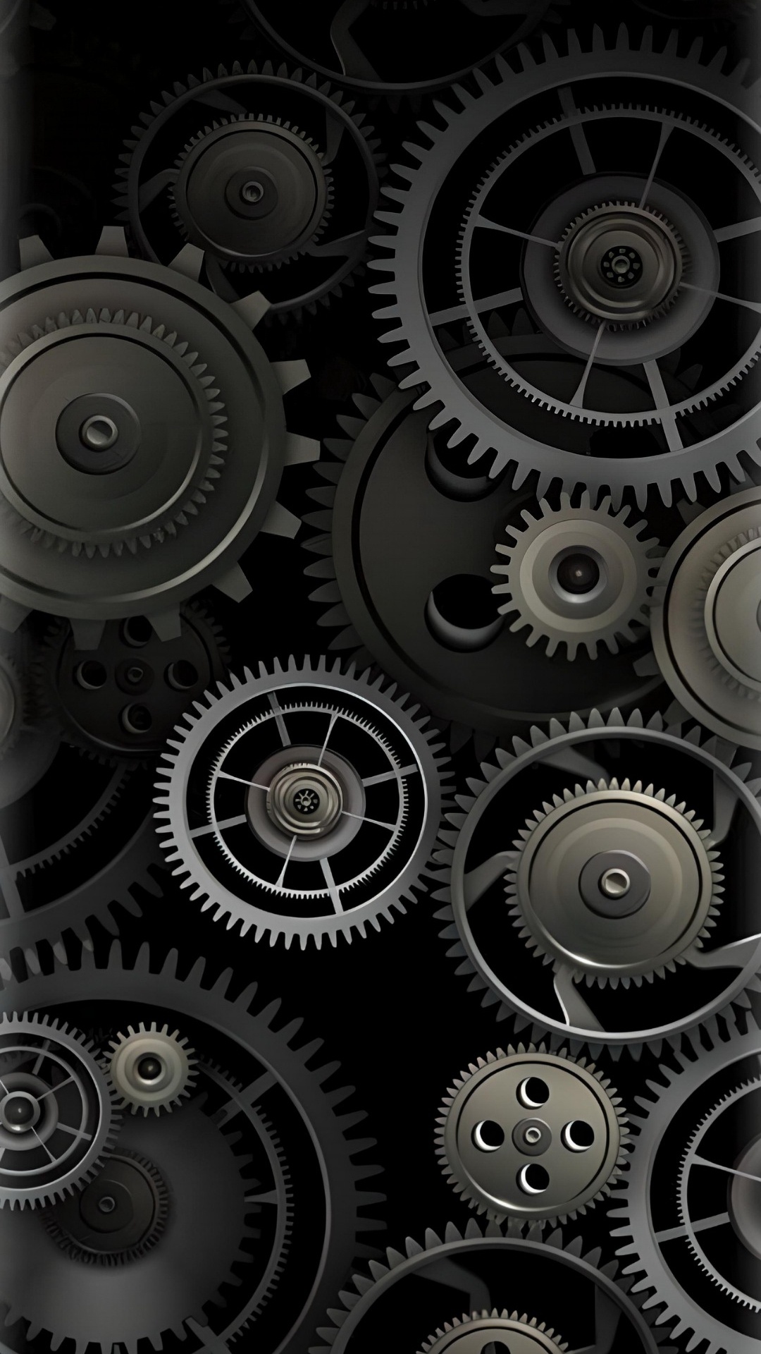 Обои шестерня, смартфон, машина, планшет, серебро в разрешении 1080x1920