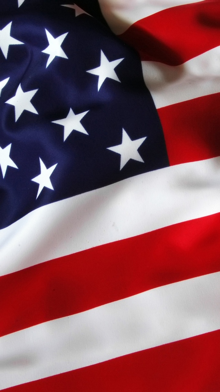 Обои флаг Соединенных Штатов, флаг, красный цвет, демократия, Соединённые Штаты Америки в разрешении 720x1280