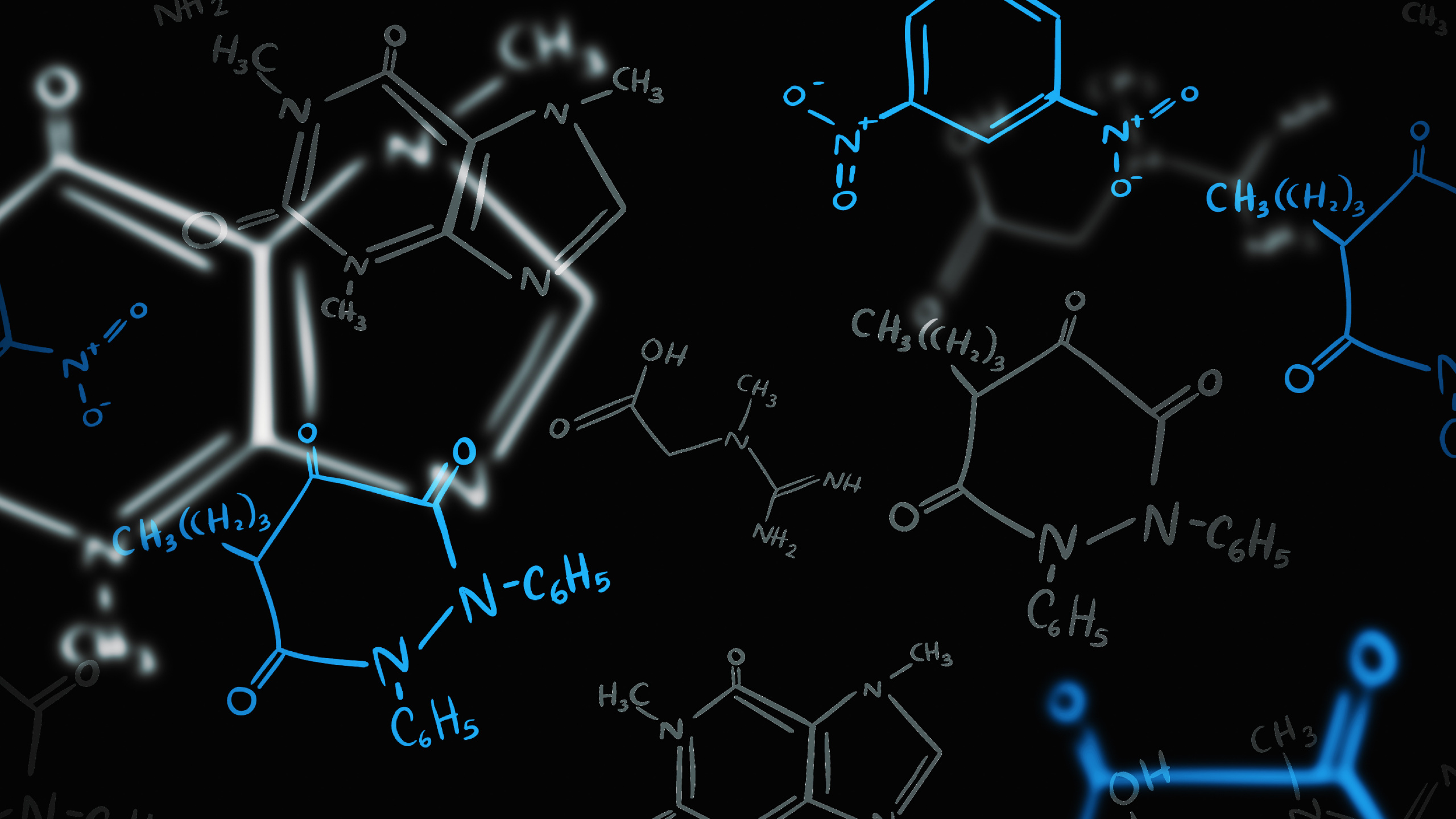Обои смартфон, ios, лазурный, линия, узор в разрешении 2560x1440