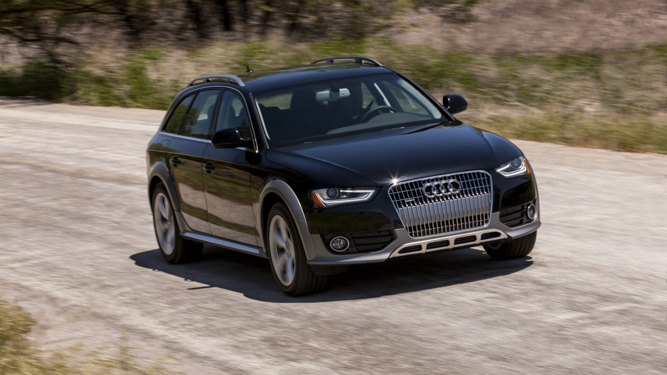 Обои audi, авто, Audi Allroad, семейный автомобиль, автомобиль среднего размера в разрешении 1366x768