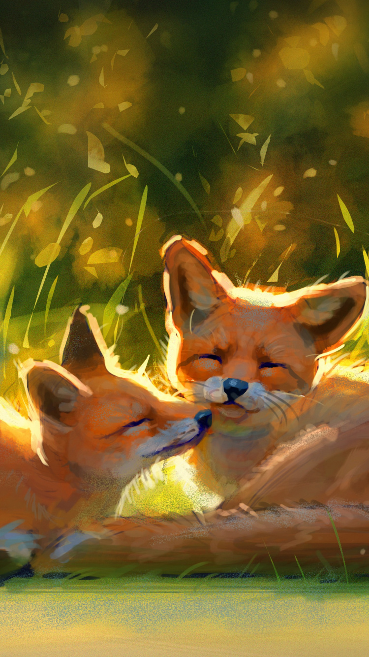 Обои лиса, Псовые, рыжая лисица, живая природа, красный волк в разрешении 750x1334