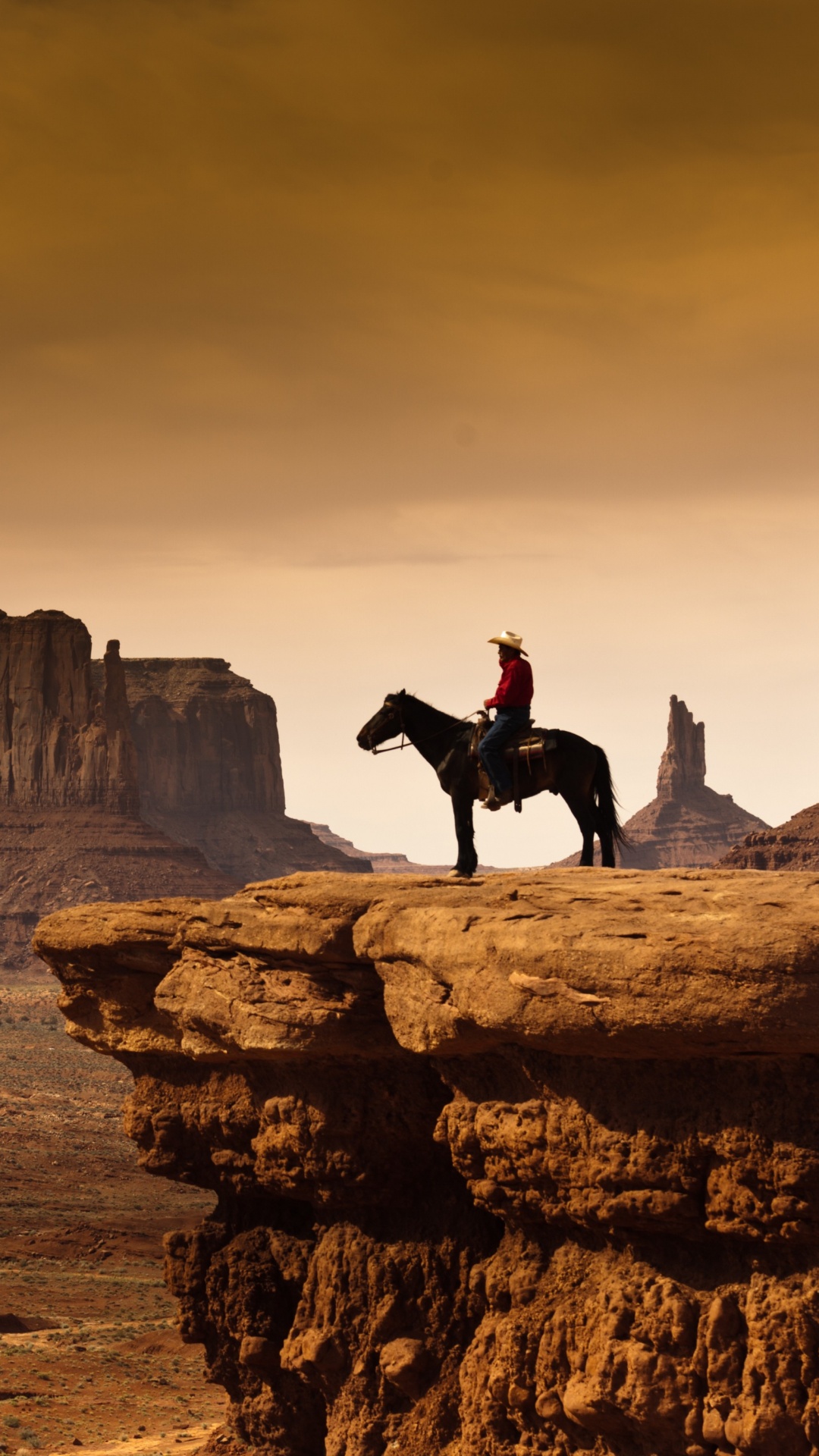Обои рок, пейзаж, экорегион, горизонт, облако в разрешении 1080x1920