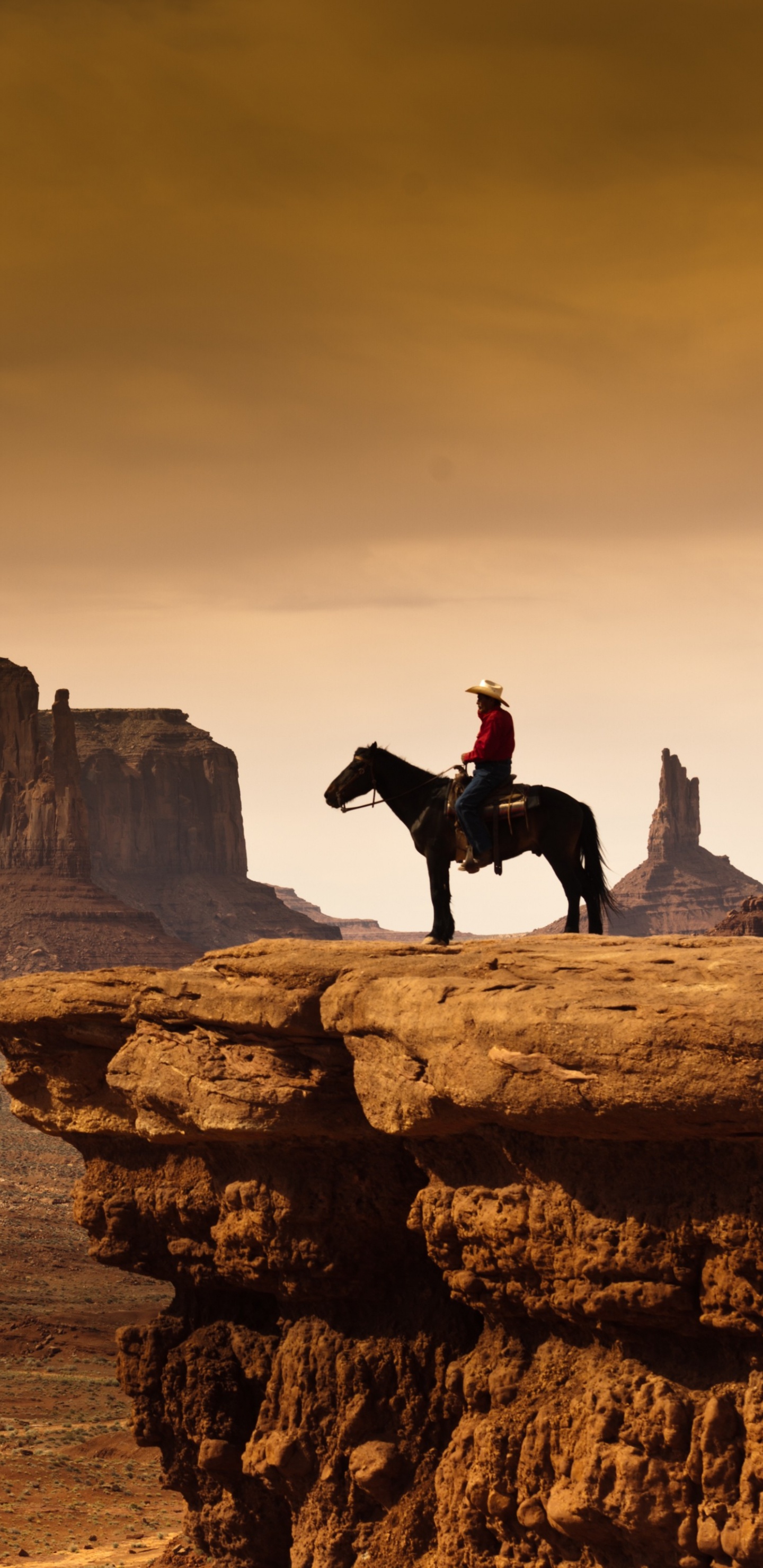 Обои рок, пейзаж, экорегион, горизонт, облако в разрешении 1440x2960