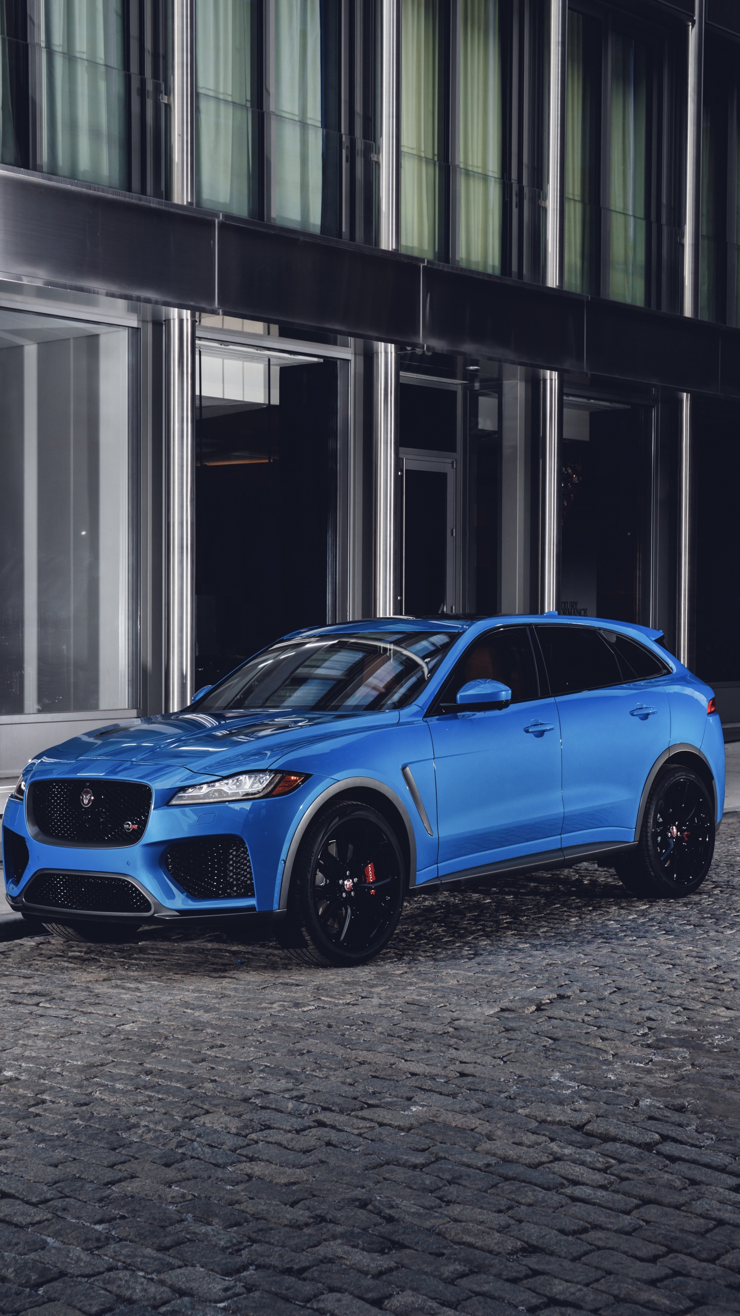 Обои Ягуар, jaguar land rover, авто, 2019 Ягуар Ф-ПАСЕ УВО, обод в разрешении 1440x2560