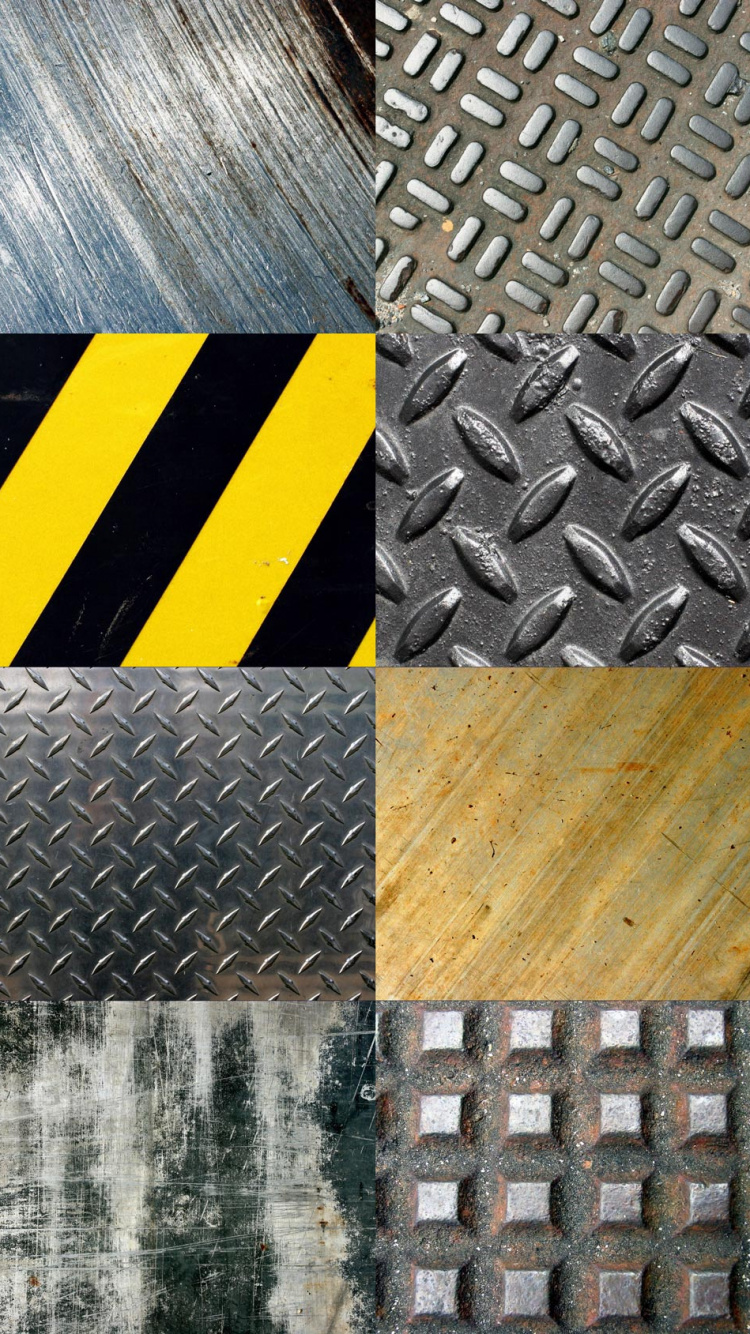 Обои узор, материал, металл в разрешении 750x1334