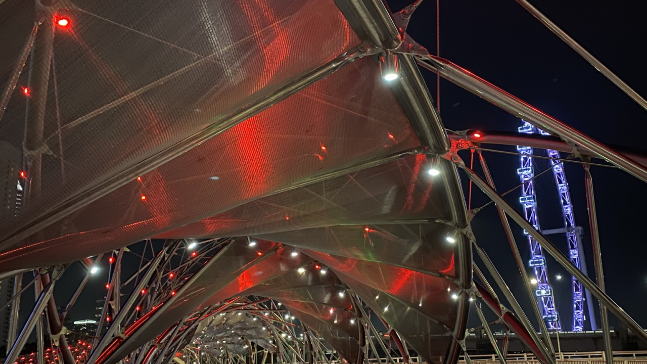 Обои ночь, электричество, полночь, Визуальный эффект освещения, блик в разрешении 1280x720