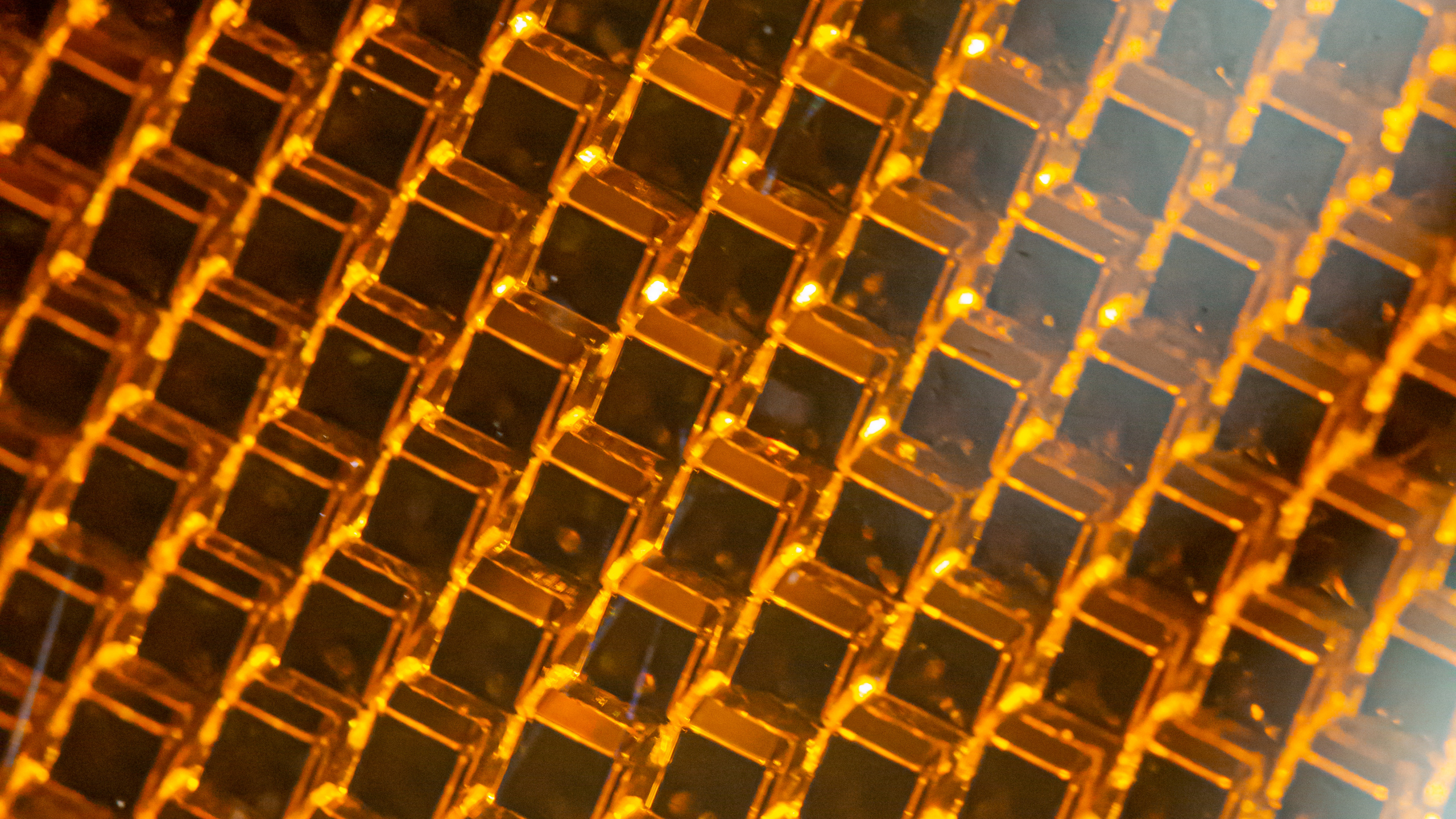 Обои наложение текстуры, желтый, Янтарь, Апельсин, узор в разрешении 2560x1440