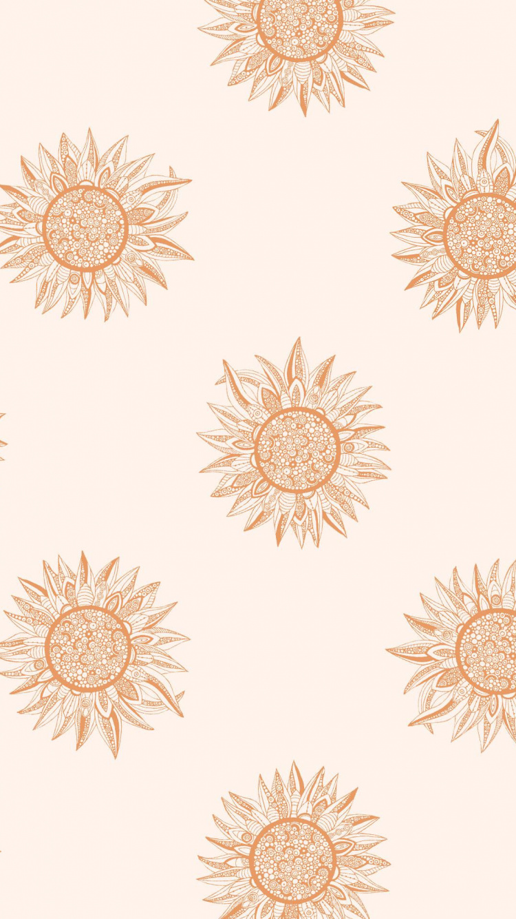 Обои хромбук, эстетика, коричневый цвет, Апельсин, ткань в разрешении 750x1334