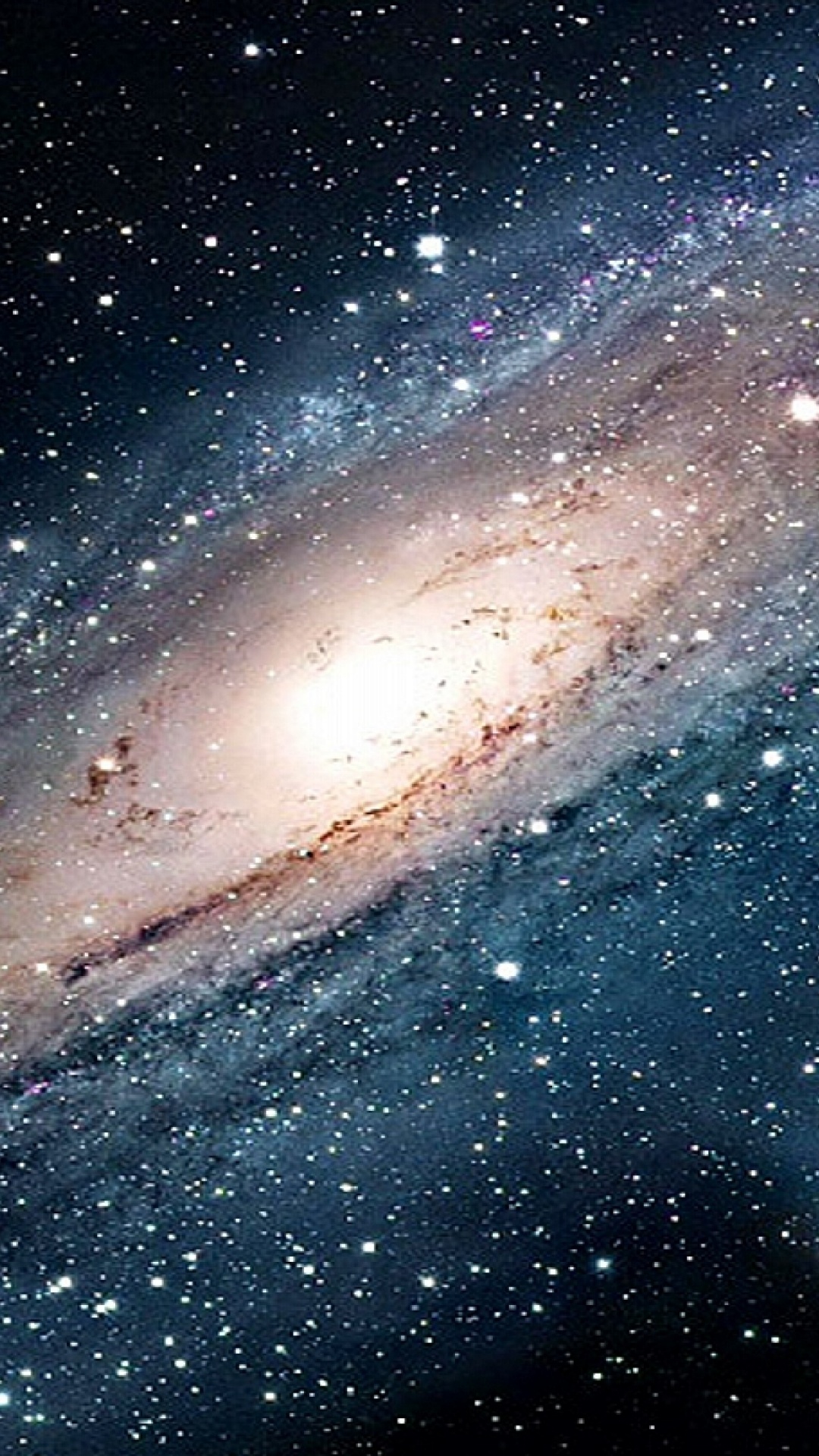 Обои Галактика, космическое пространство, спиральная Галактика, атмосфера, астрономический объект в разрешении 1080x1920