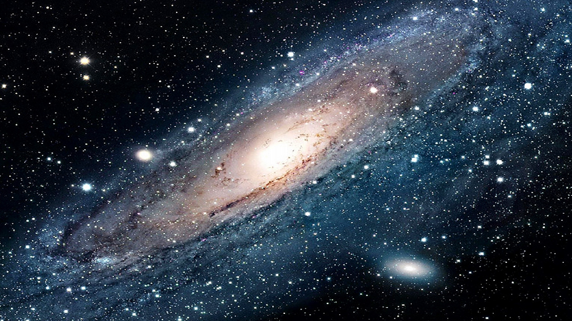 Обои Галактика, космическое пространство, спиральная Галактика, атмосфера, астрономический объект в разрешении 1920x1080