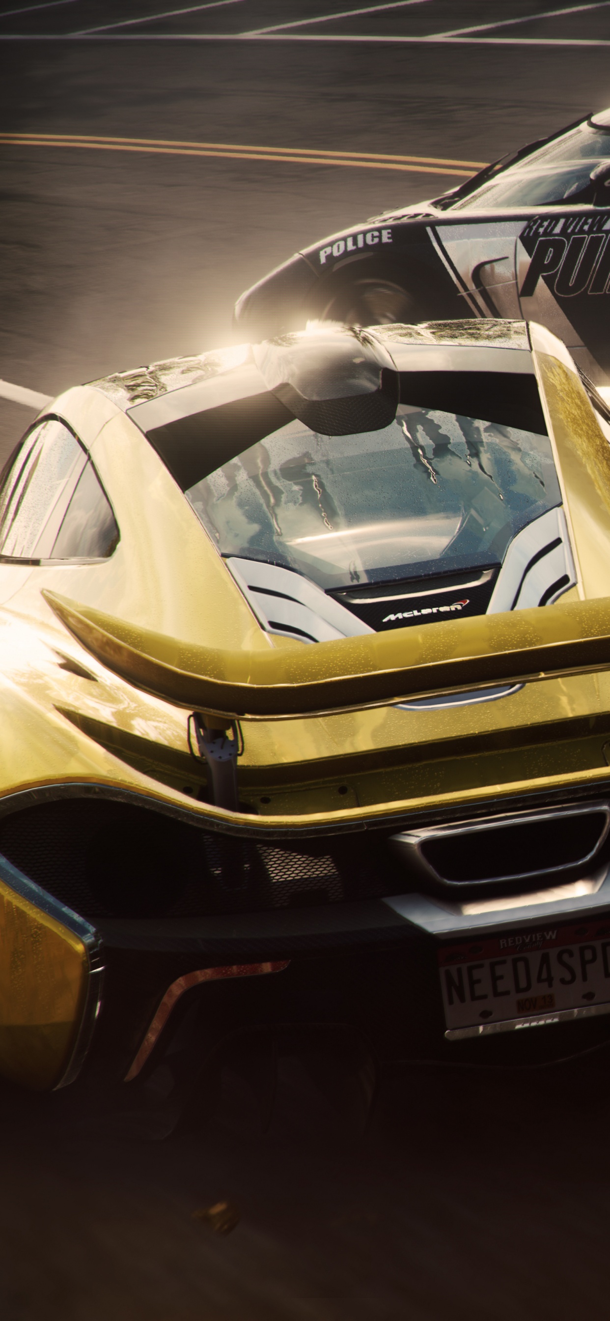 Обои need for speed rivals, playstation 4, electronic arts, playstation 3, авто в разрешении 1242x2688