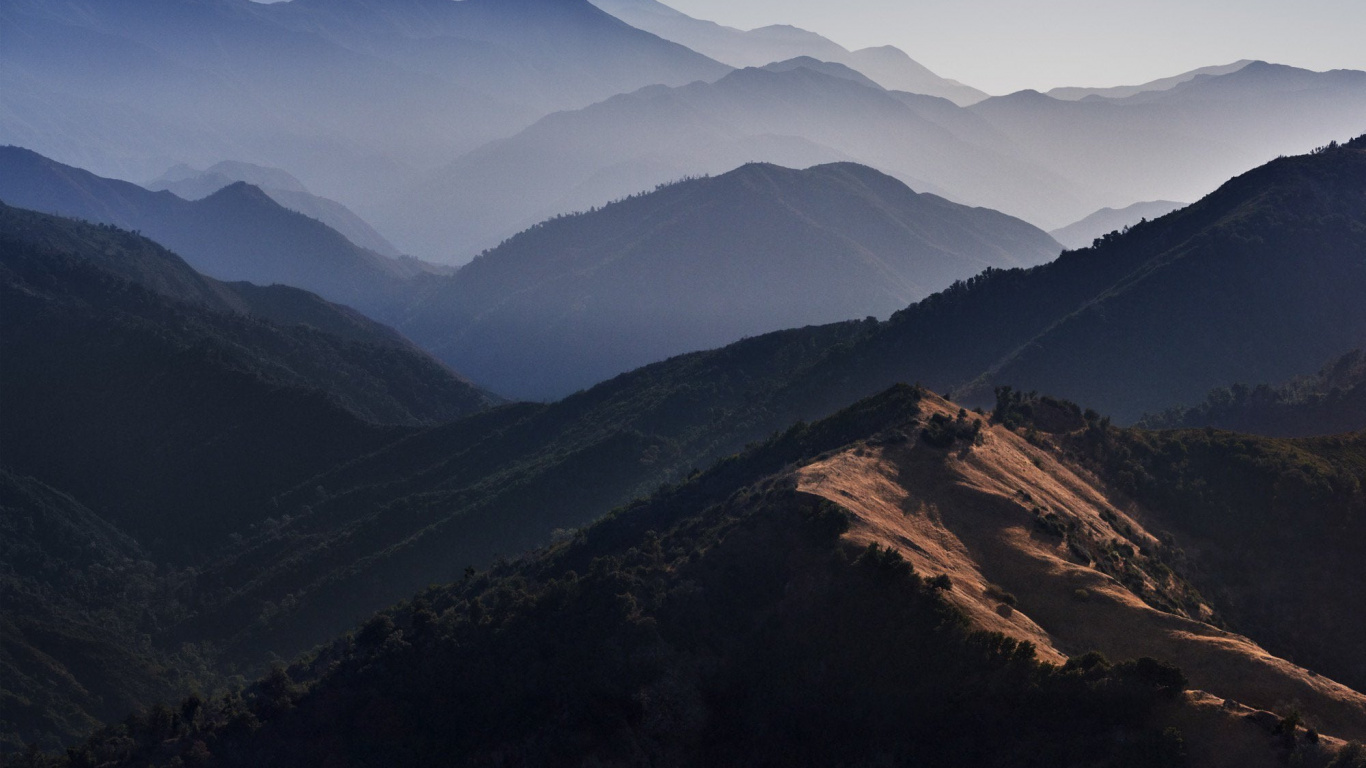 Обои Операционная система, Apple МасВоок Pro, OS X El Capitan, ios, гора в разрешении 1366x768