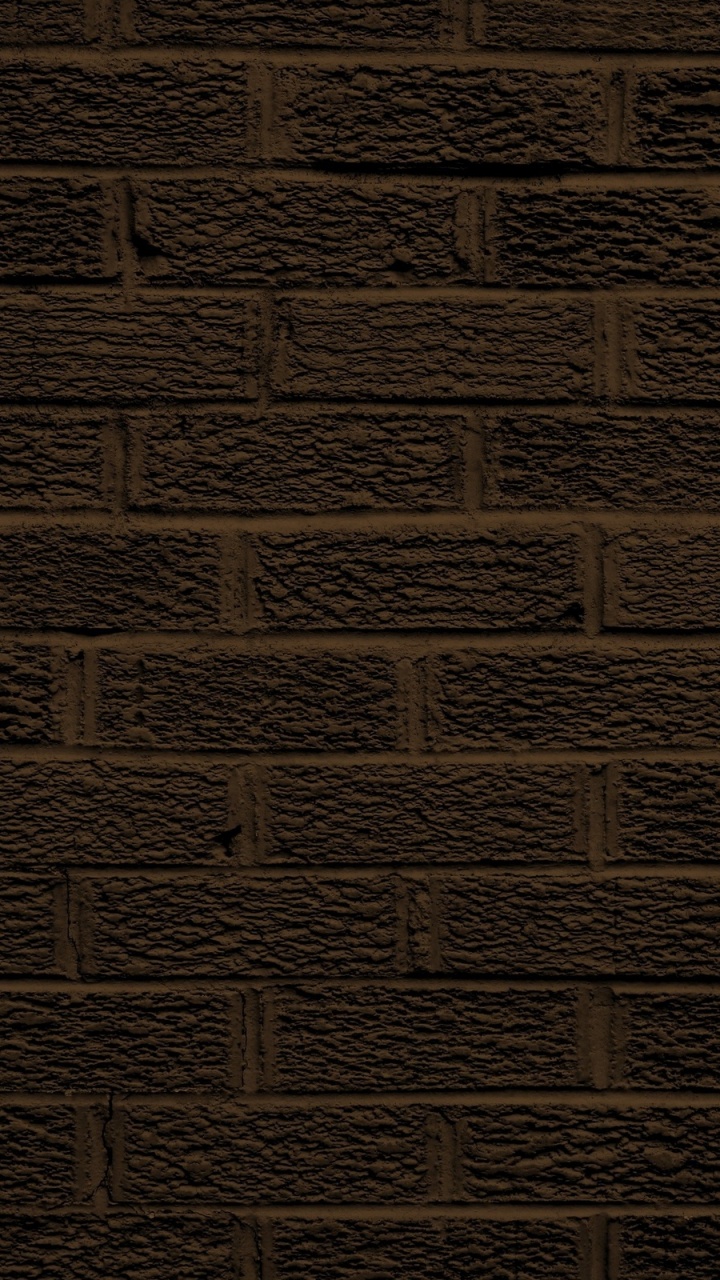 Обои коричневый цвет, каменная стена, морилка, кирпич, кирпичная кладка в разрешении 720x1280