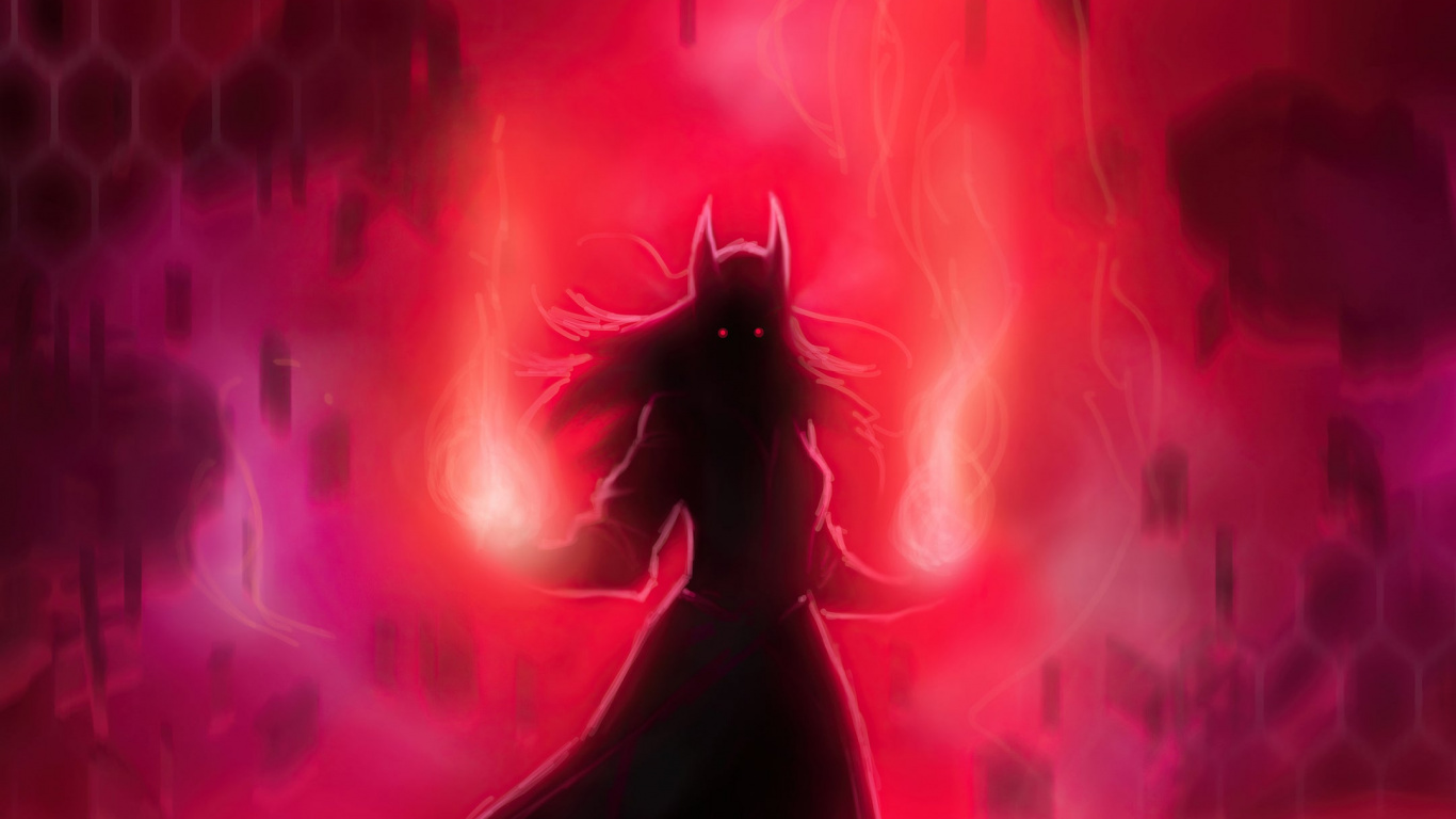 Обои Ванда Maximoff, Затанна, арт, комиксы Марвел, цифровое искусство в разрешении 1366x768