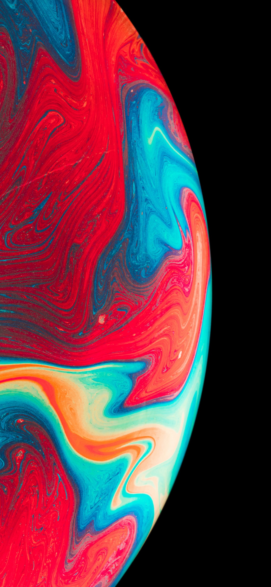 Обои визуальное искусство, графический дизайн, арт, жидкий, электрик в разрешении 1125x2436