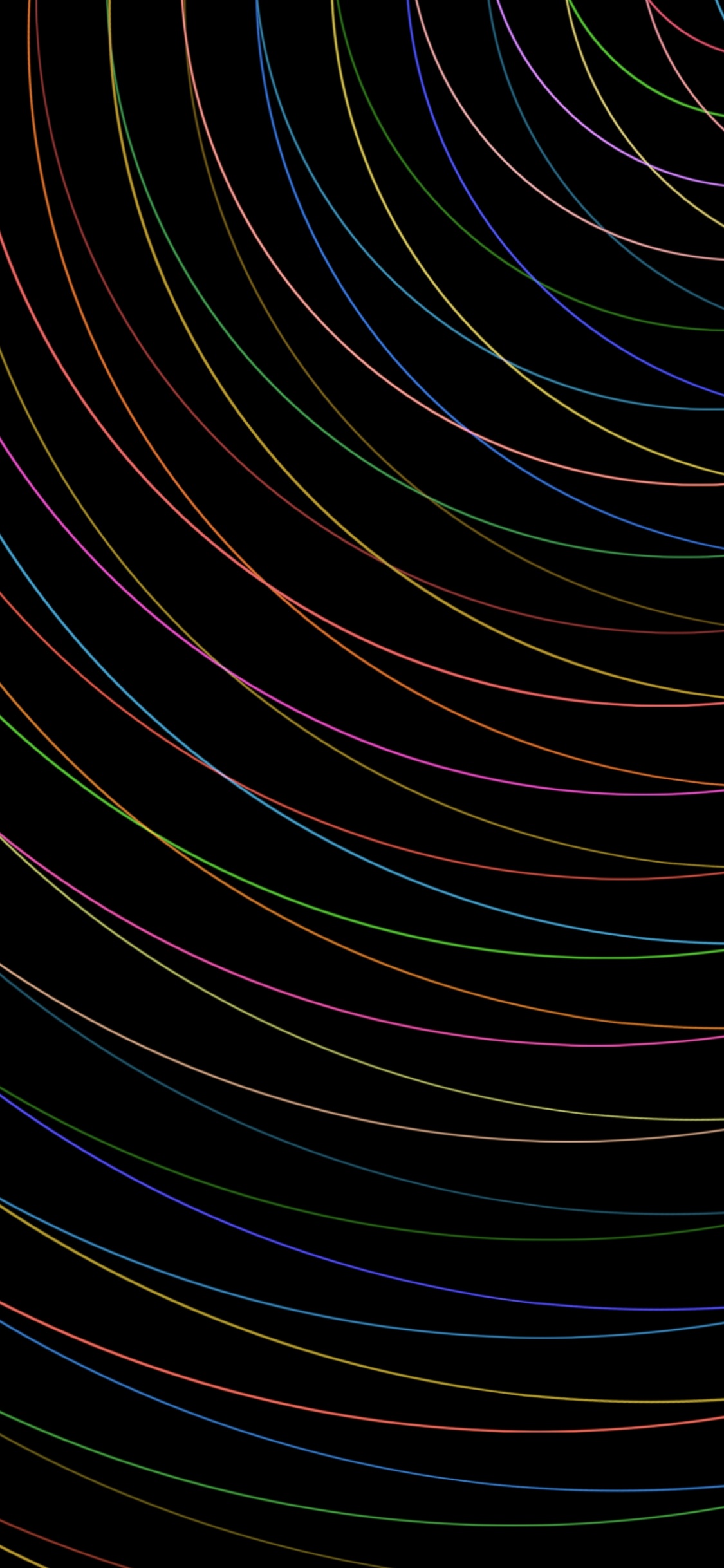 Обои атмосфера, фрактальное искусство, красочность, арт, материальное свойство в разрешении 1125x2436