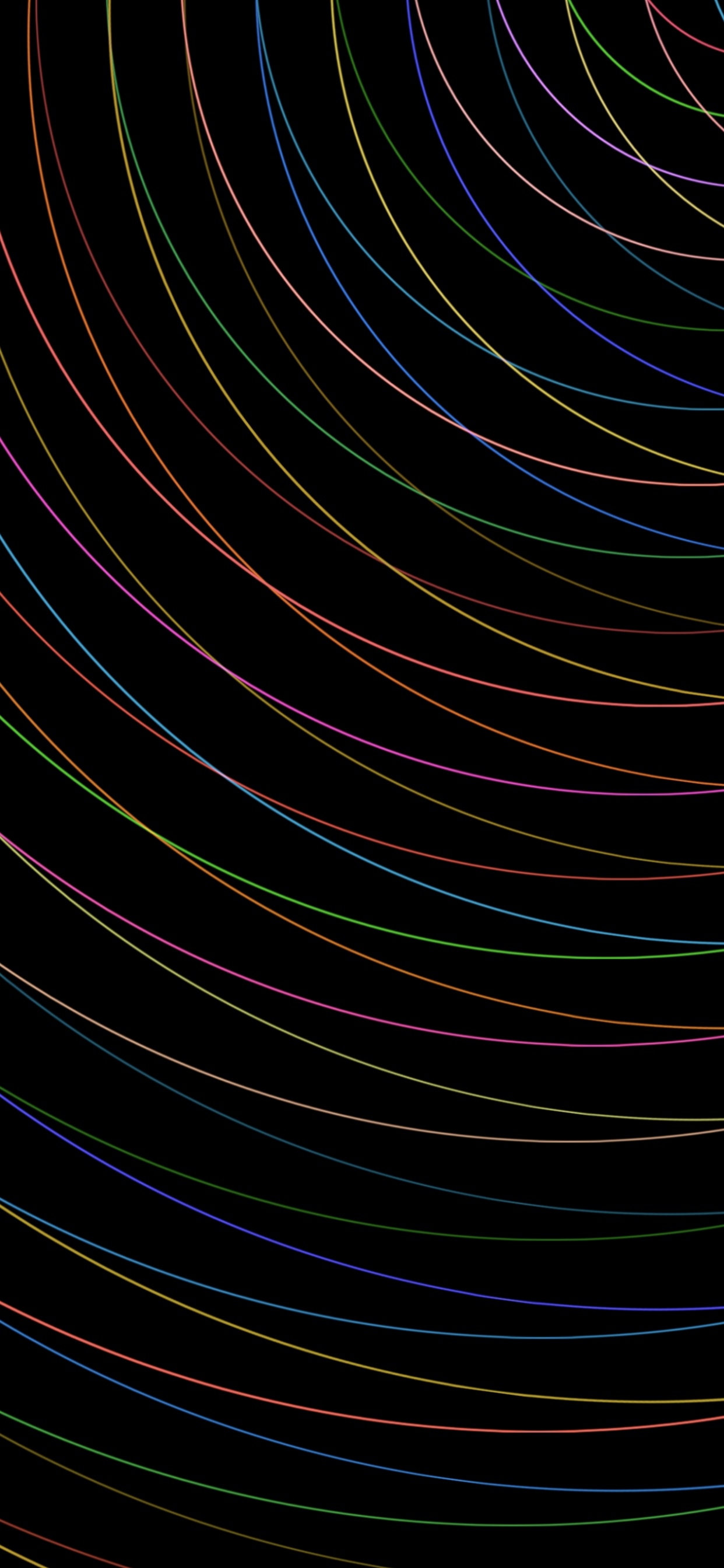 Обои атмосфера, фрактальное искусство, красочность, арт, материальное свойство в разрешении 1242x2688