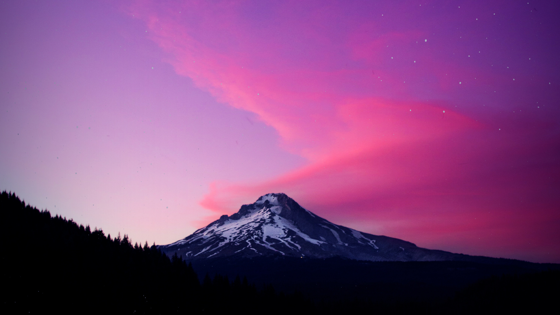 Обои природа, гора, туманная гора, вода, атмосфера в разрешении 1920x1080