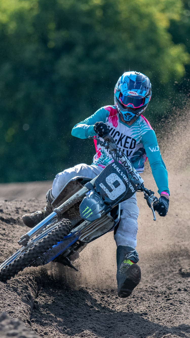 Обои Фристайл мотокросс, мотоцикл, КТМ, ралли Дакар, вне дорожные гонки в разрешении 750x1334