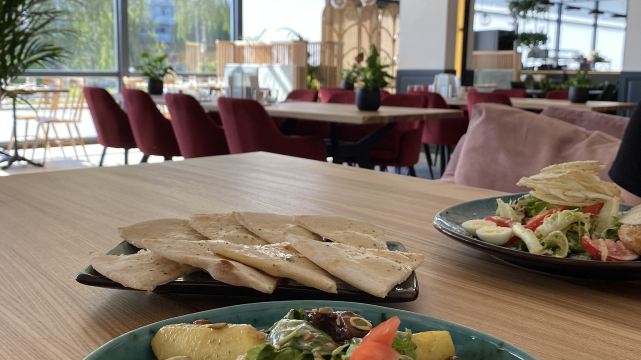 Обои завтрак, вегетарианская кухня, овощ, пища, таблица в разрешении 1280x720