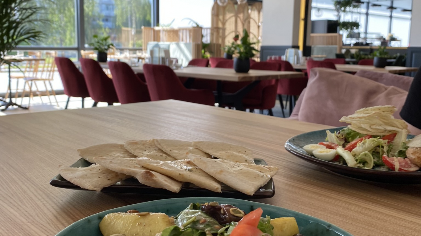 Обои завтрак, вегетарианская кухня, овощ, пища, таблица в разрешении 1366x768