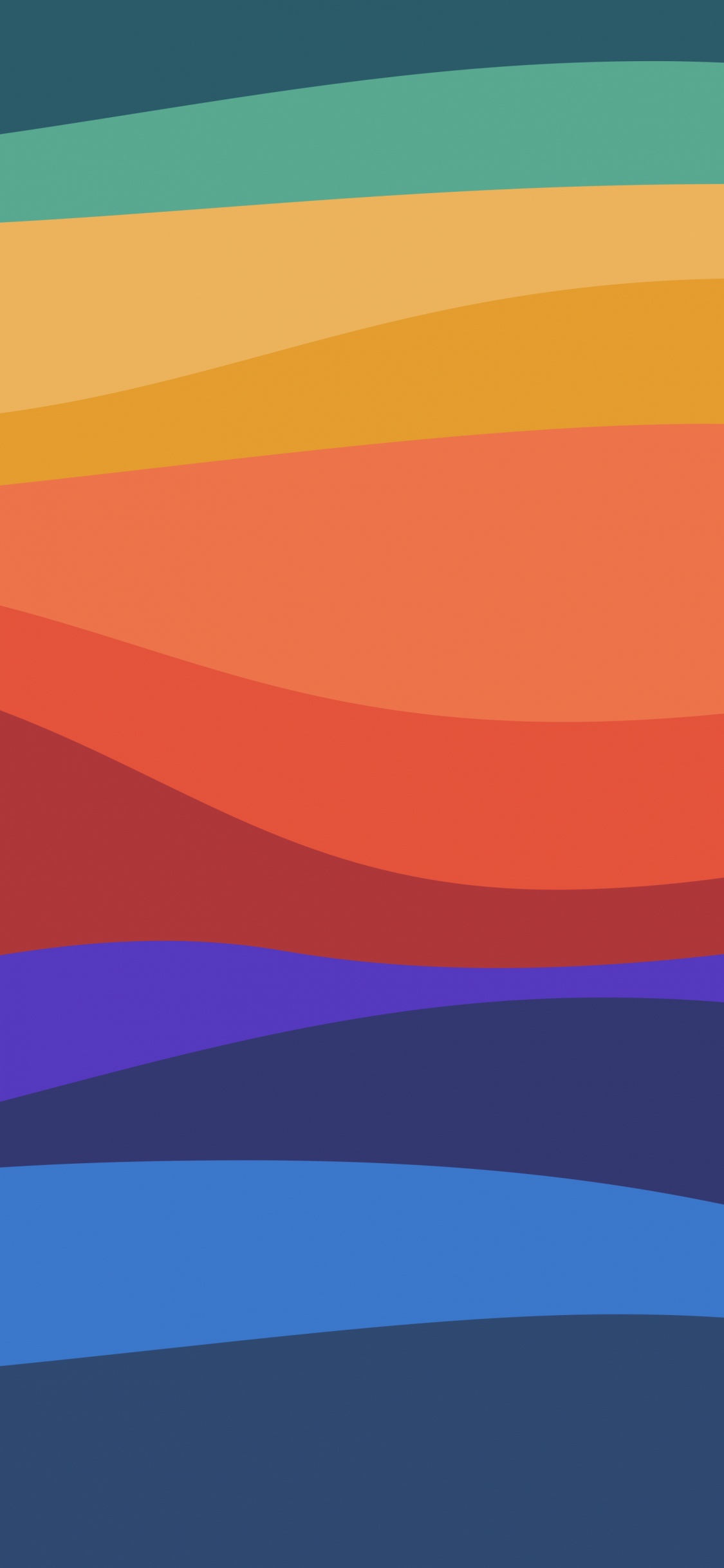 Обои Оранжевый цвет, яблоко, Apple Watch, ios, iMac в разрешении 1125x2436