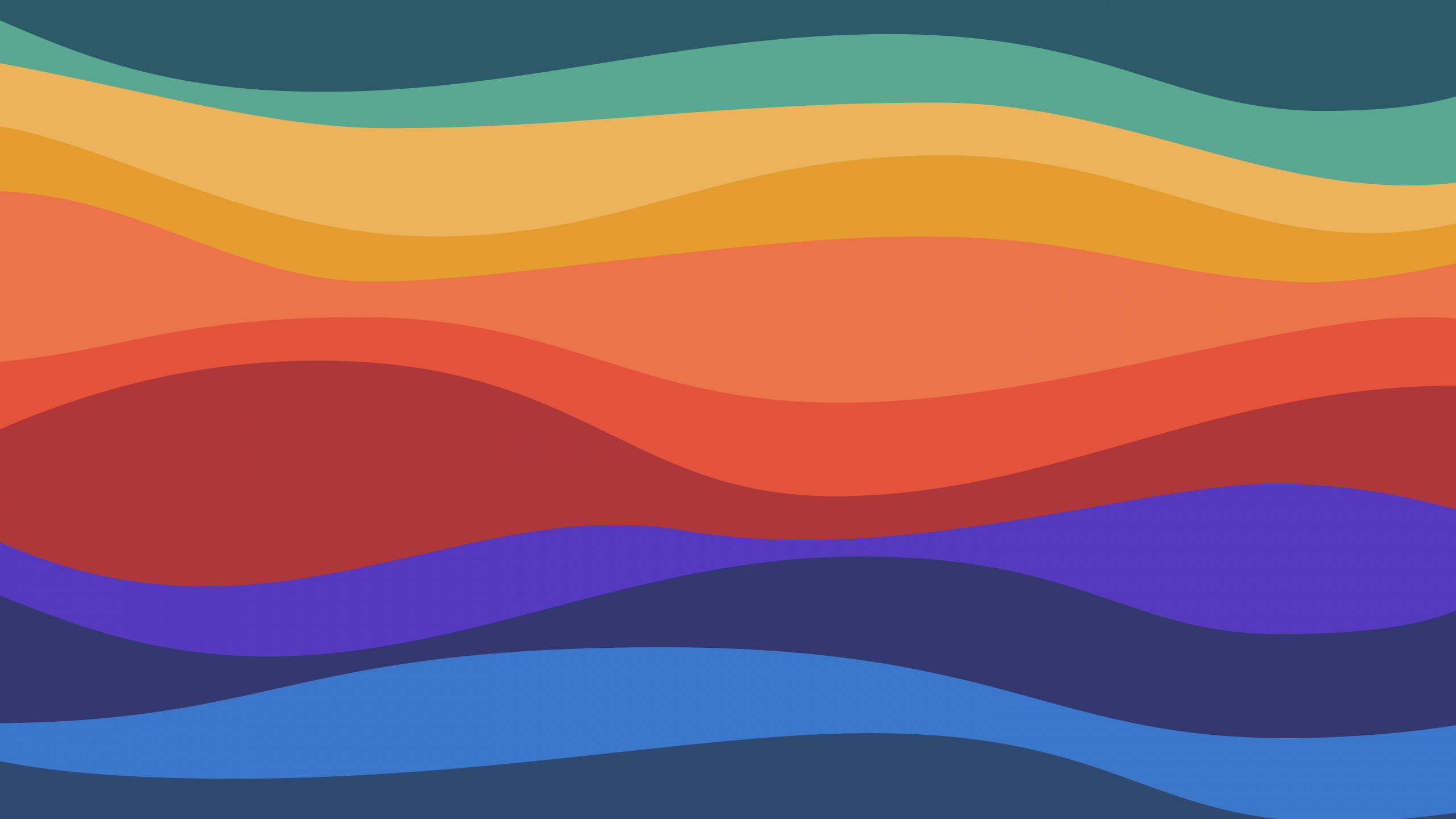 Обои Оранжевый цвет, яблоко, Apple Watch, ios, iMac в разрешении 2560x1440