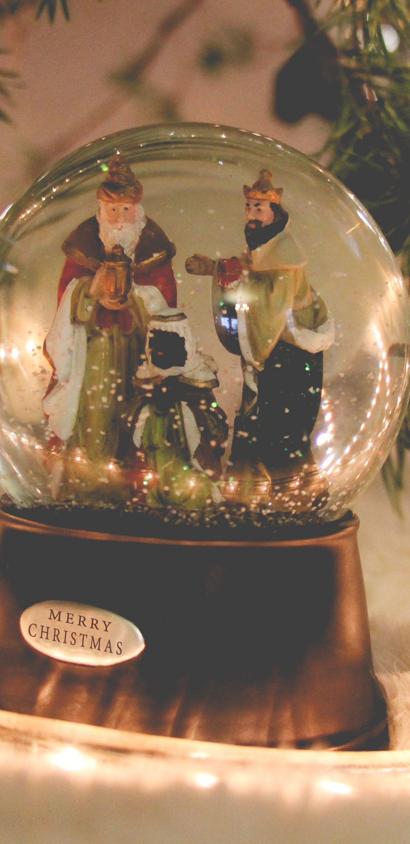 Обои Новый год, праздник, праздничный орнамент, Снеговик, орнамент в разрешении 1440x2960