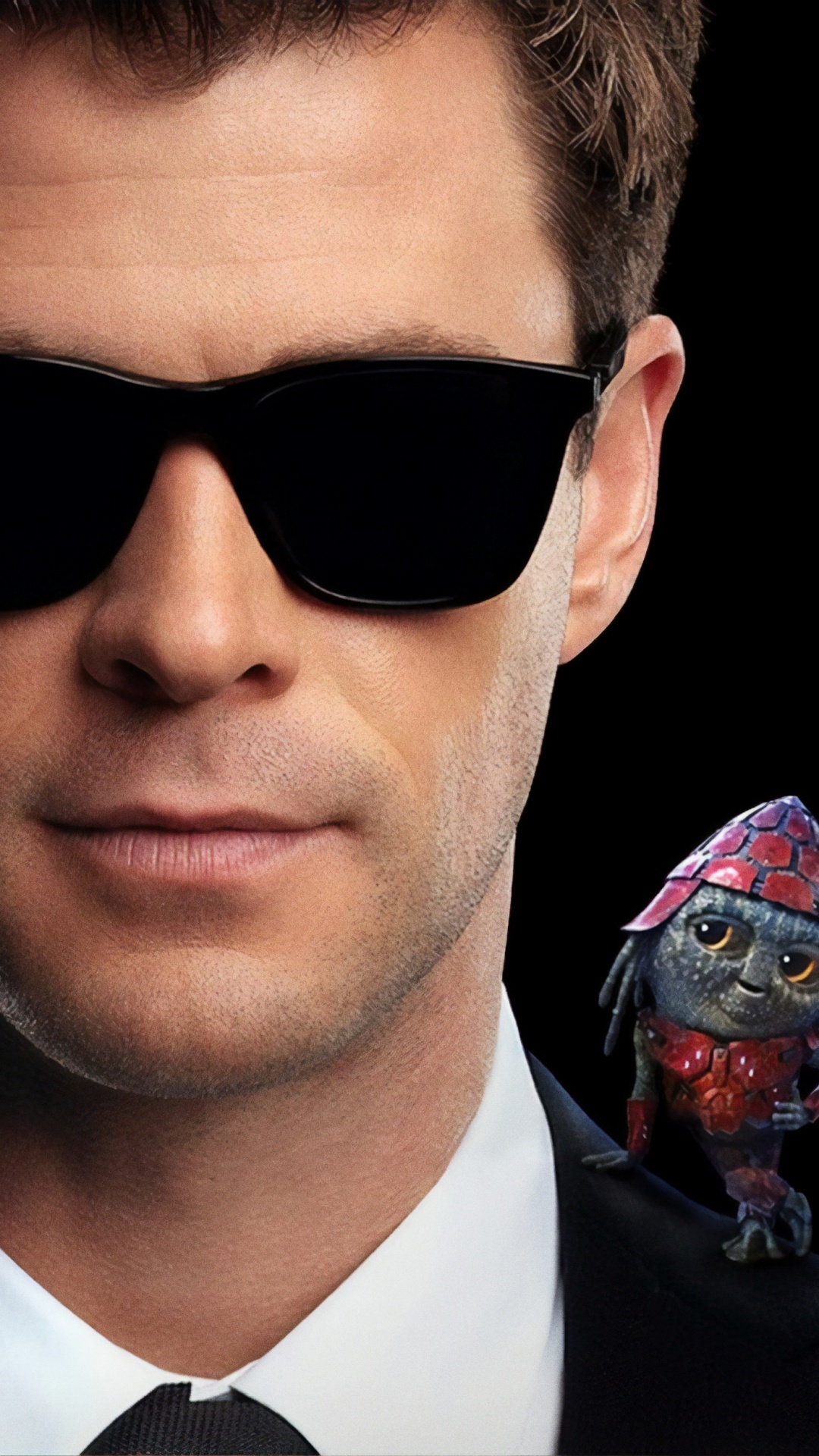 Обои Тесса Томпсон, человек в черном, вымышленный персонаж, люди в черном международных плакат, волосы на лице в разрешении 1080x1920