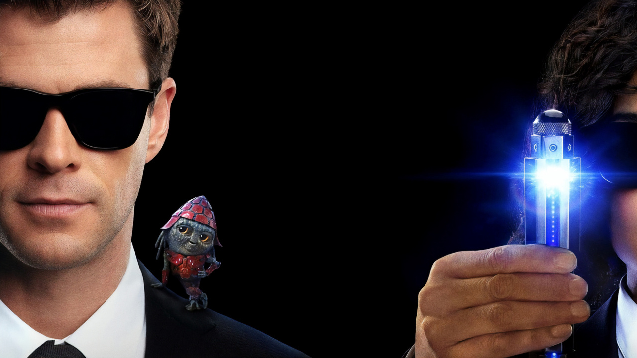 Обои Тесса Томпсон, человек в черном, вымышленный персонаж, люди в черном международных плакат, волосы на лице в разрешении 1280x720