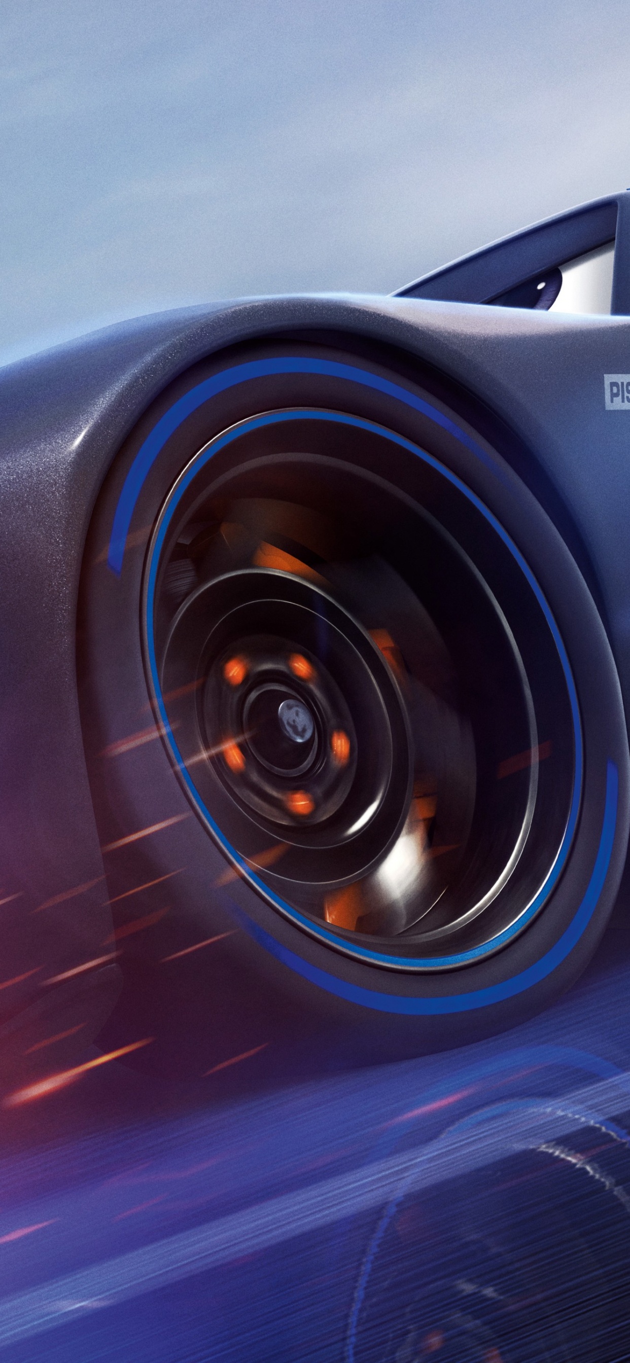 Обои легковые автомобили, автомобильные шины, синий, колесо, шина в разрешении 1242x2688