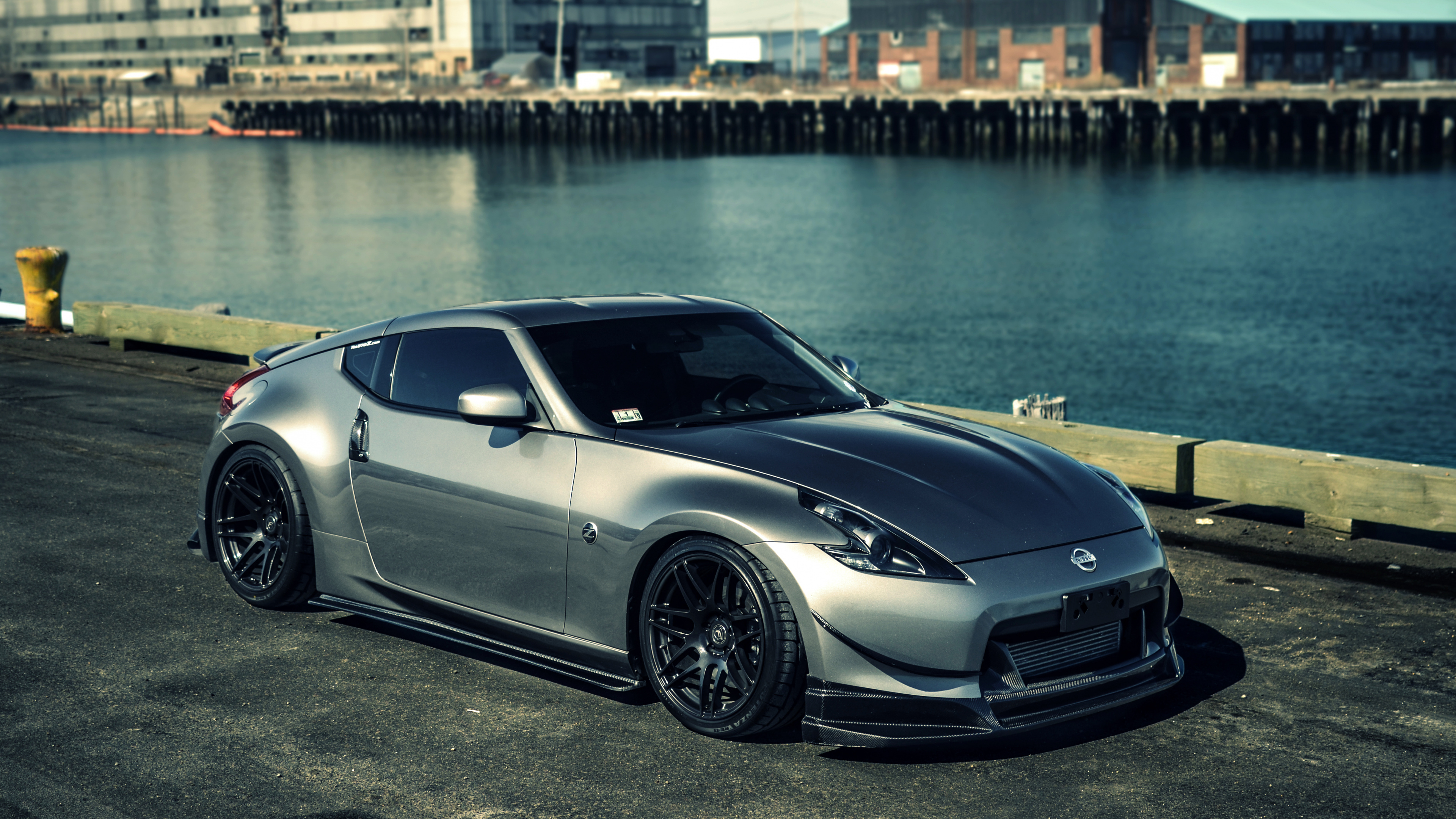 Обои Ниссан, авто, nissan 370z, спорткар, колесо в разрешении 3840x2160