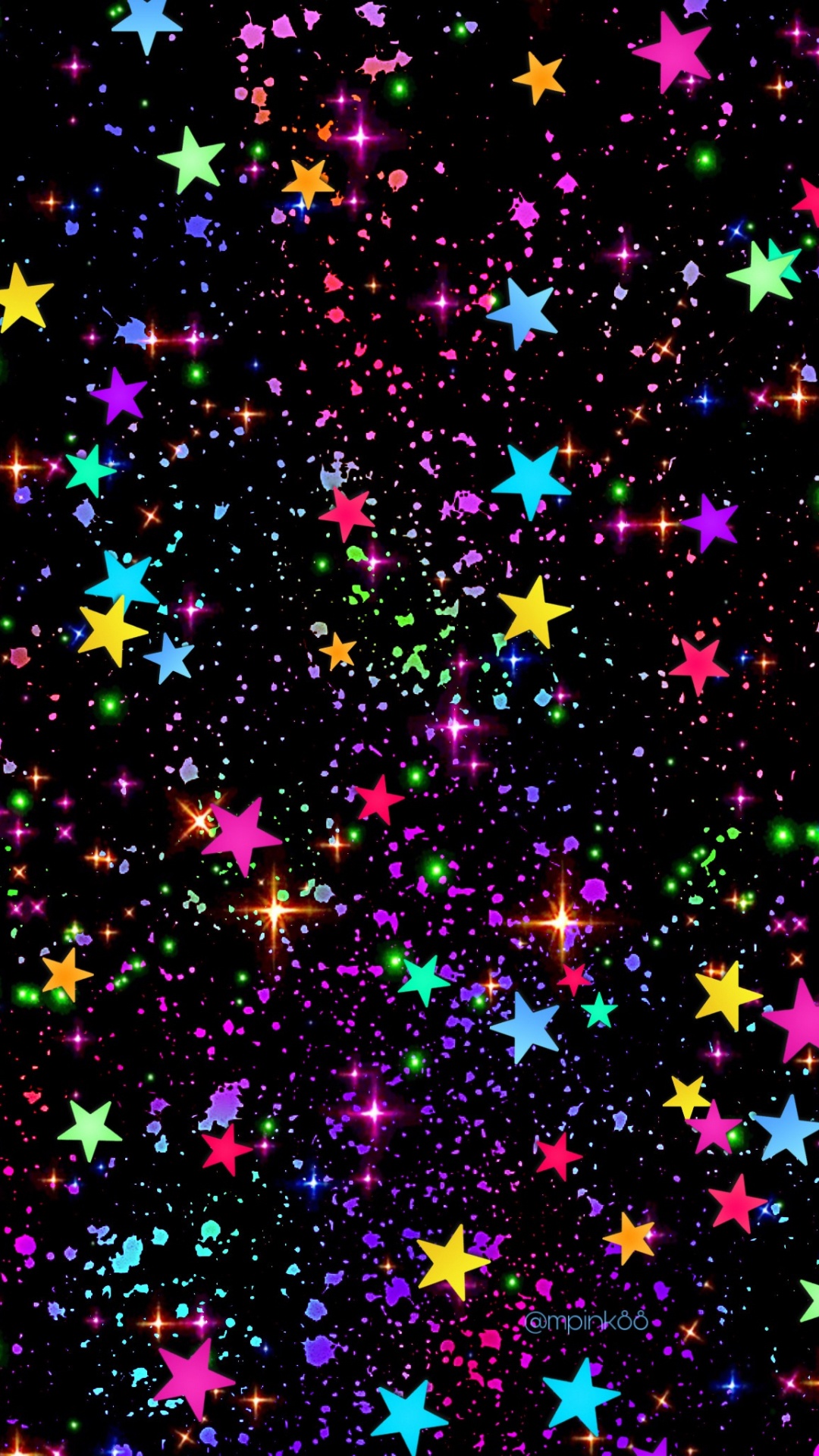 Обои звезда, рисование, пурпур, пурпурный цвет, узор в разрешении 1080x1920