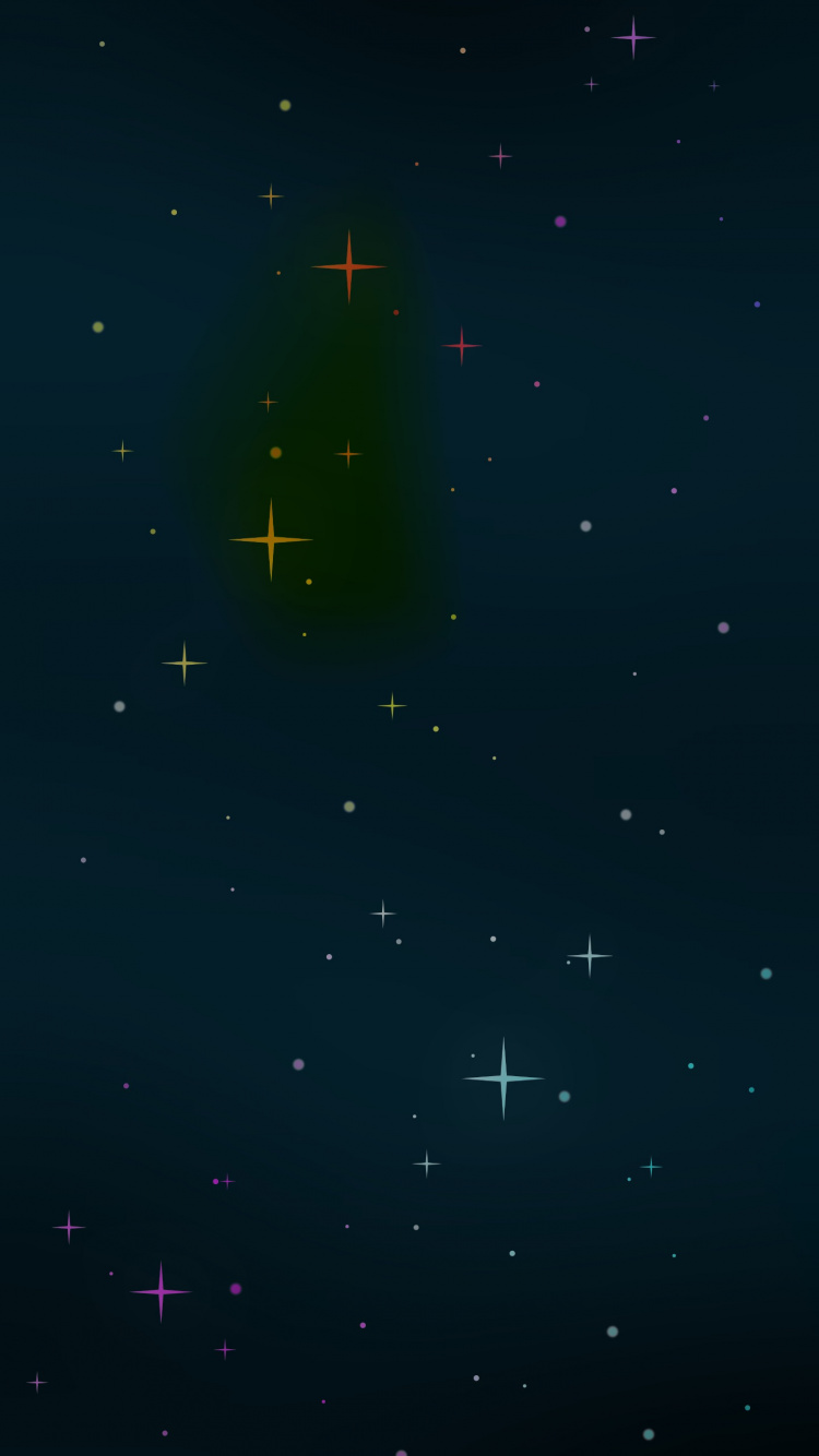 Обои звезда, ночь, астрономический объект, Созвездие, космическое пространство в разрешении 750x1334