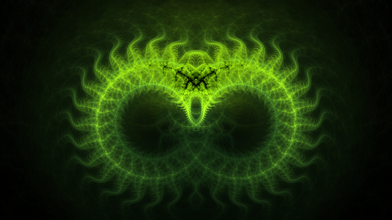 Обои фрактальное искусство, цифровое искусство, абстрактное искусство, фрактал, арт в разрешении 1280x720