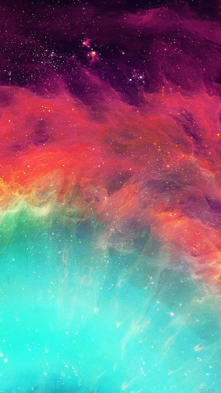 Обои туманность, розовый, Апельсин, атмосфера, космос в разрешении 750x1334