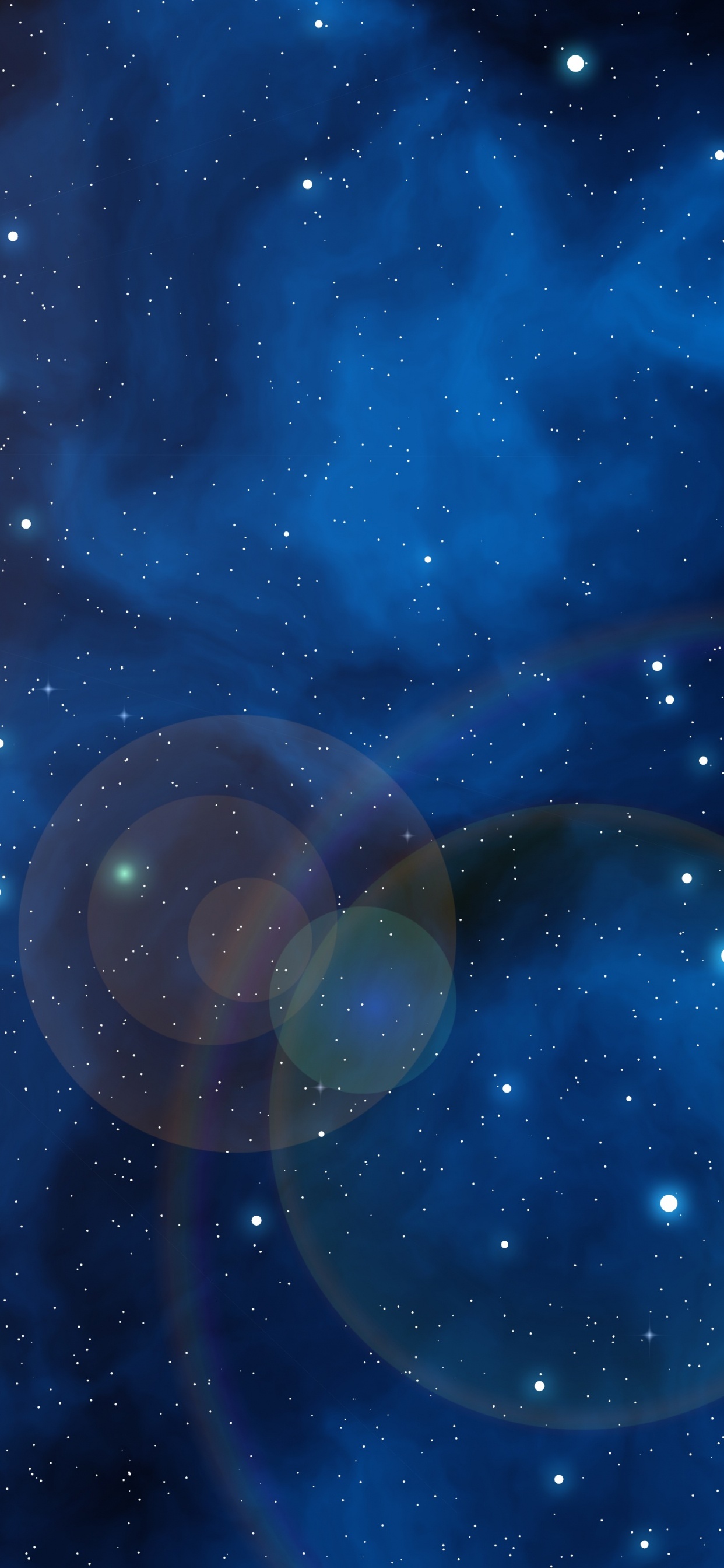 Обои Галактика, звезда, синий, космическое пространство, астрономический объект в разрешении 1242x2688