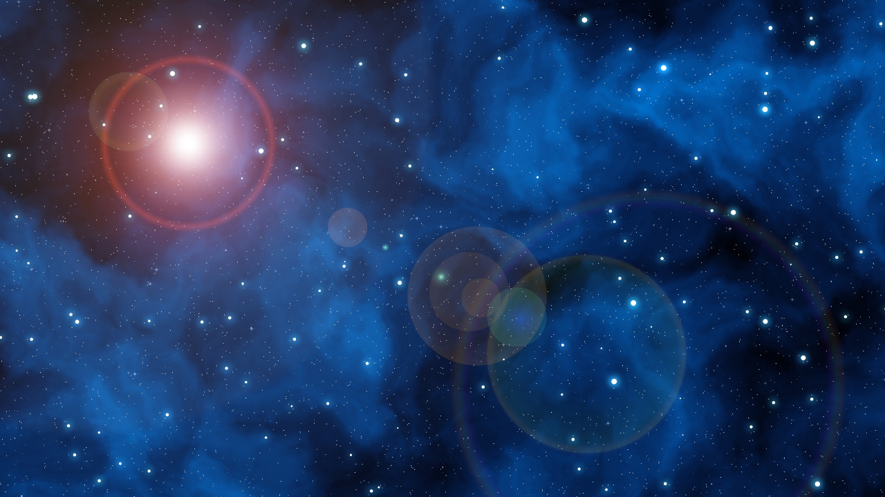 Обои Галактика, звезда, синий, космическое пространство, астрономический объект в разрешении 1280x720