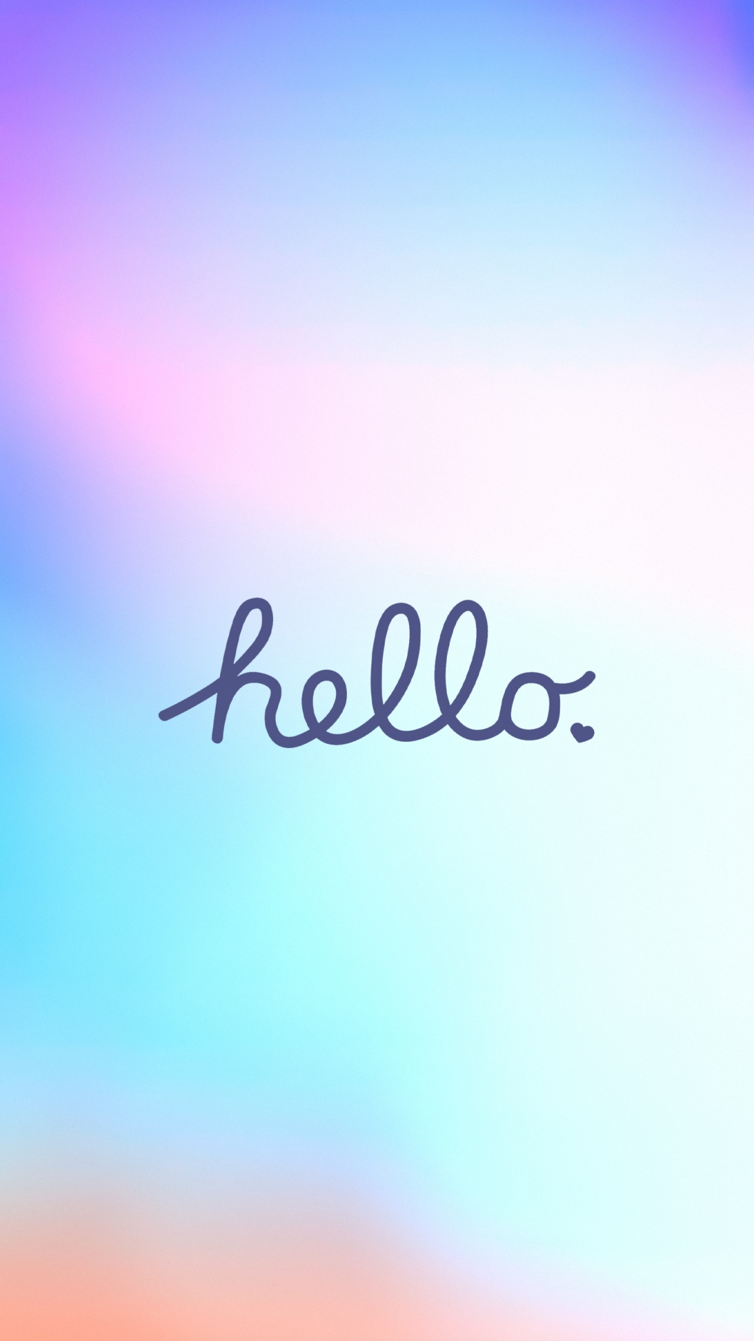 Обои облако, Фиолетовый, горизонт, электрик, Счастлив в разрешении 1080x1920