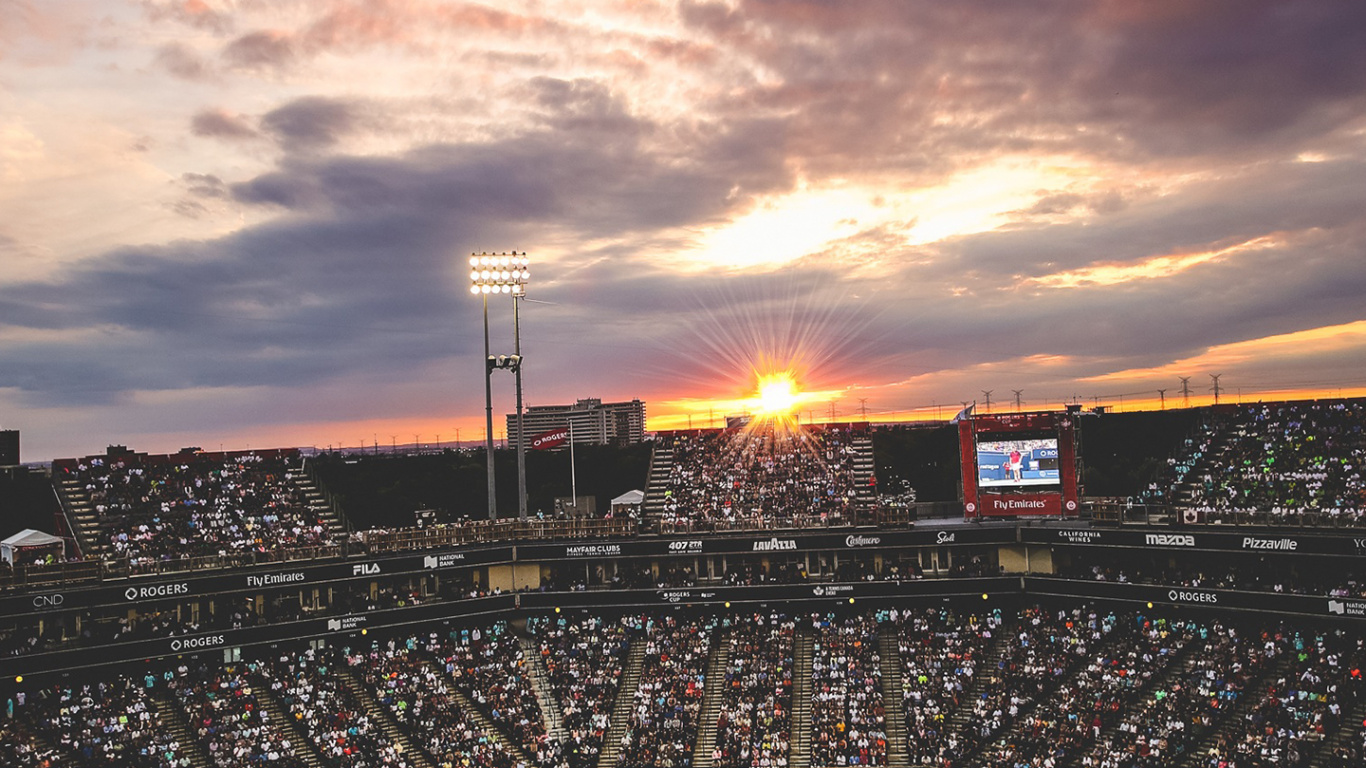 Обои теннис, теннисный зал, Лейквуд теннисный центр, теннисный мяч, земляной корт в разрешении 1366x768