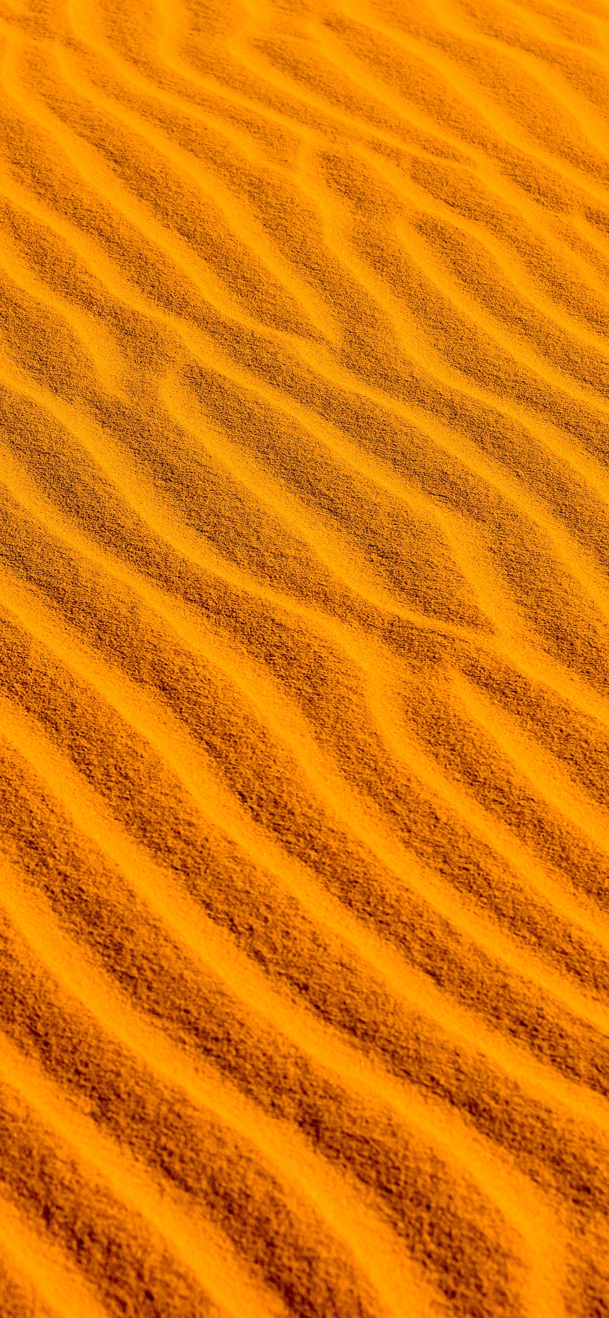 Обои пустыня, песок, Дюна, Апельсин, окружающая среда в разрешении 1242x2688