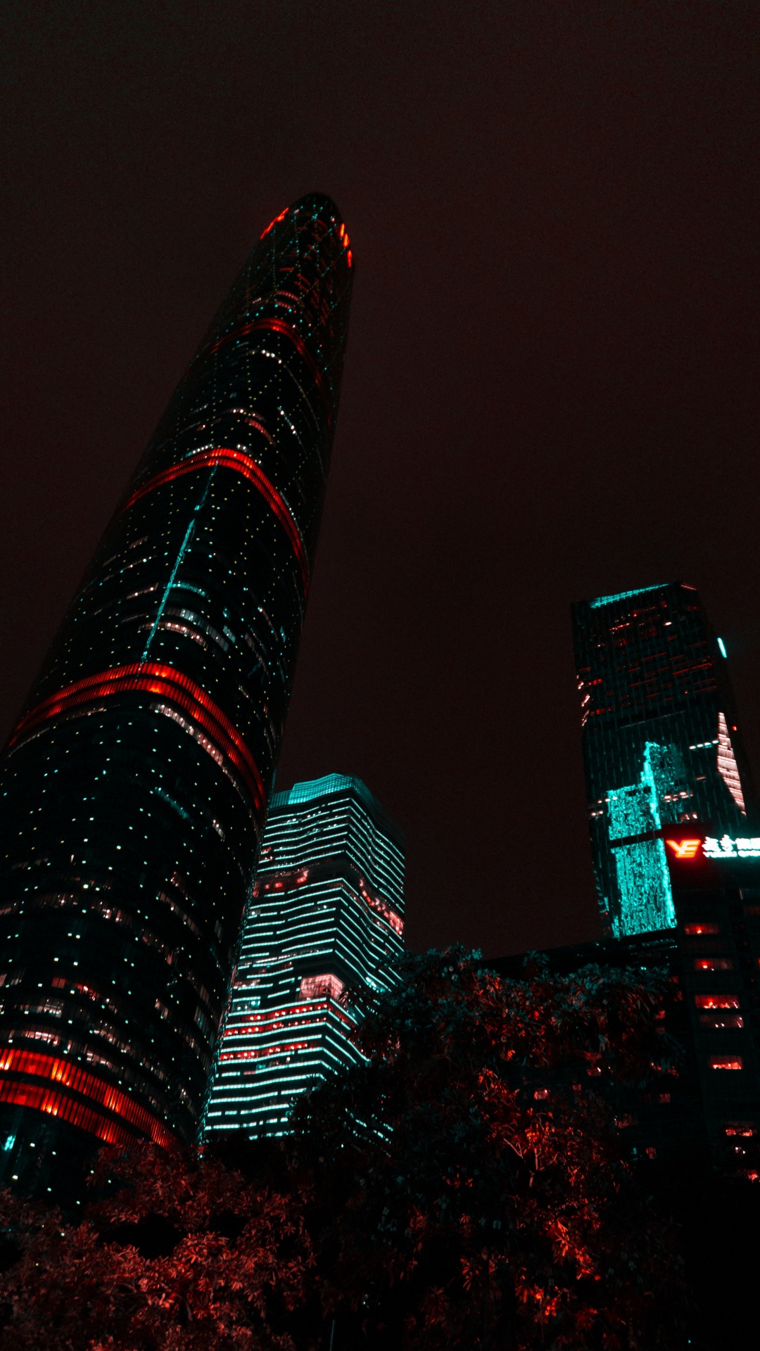 Обои здание, небоскреб, вышка, башня, городской пейзаж в разрешении 1080x1920