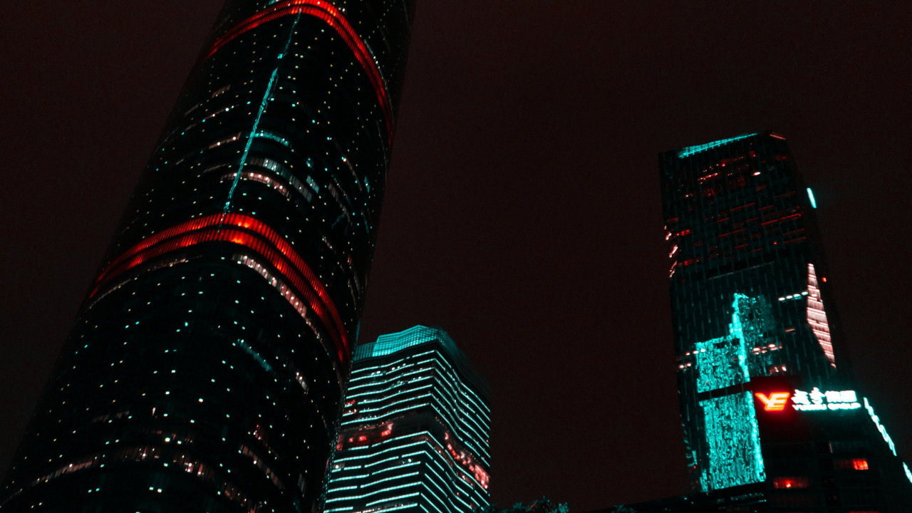 Обои здание, небоскреб, вышка, башня, городской пейзаж в разрешении 1280x720