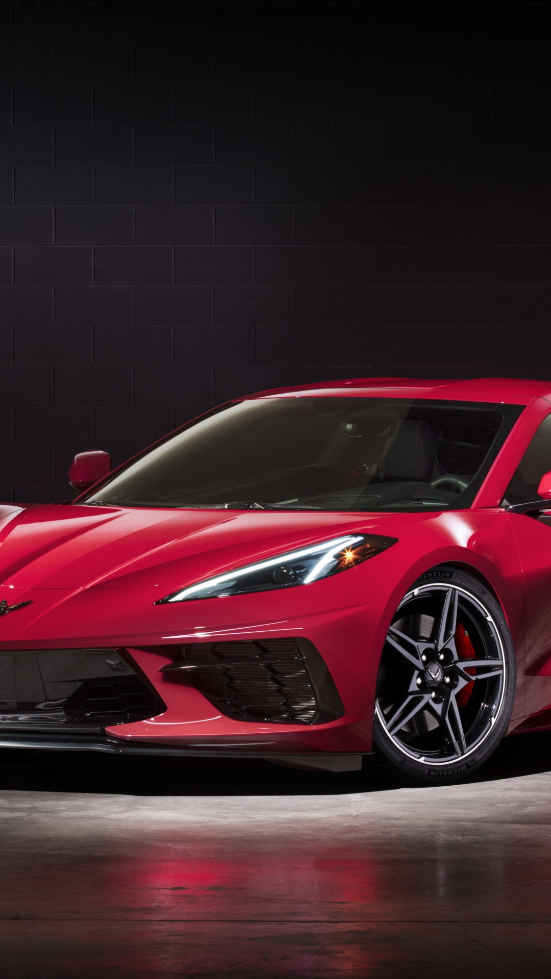 Обои Chevrolet Corvette 2021 года, Шевроле, спорткар, Дженерал Моторз, corvette stingray в разрешении 1080x1920