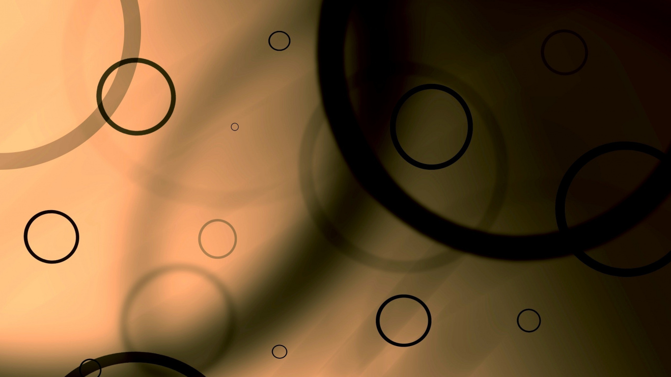 Обои круг, свет, линия, абстрактное искусство, освещение в разрешении 1366x768