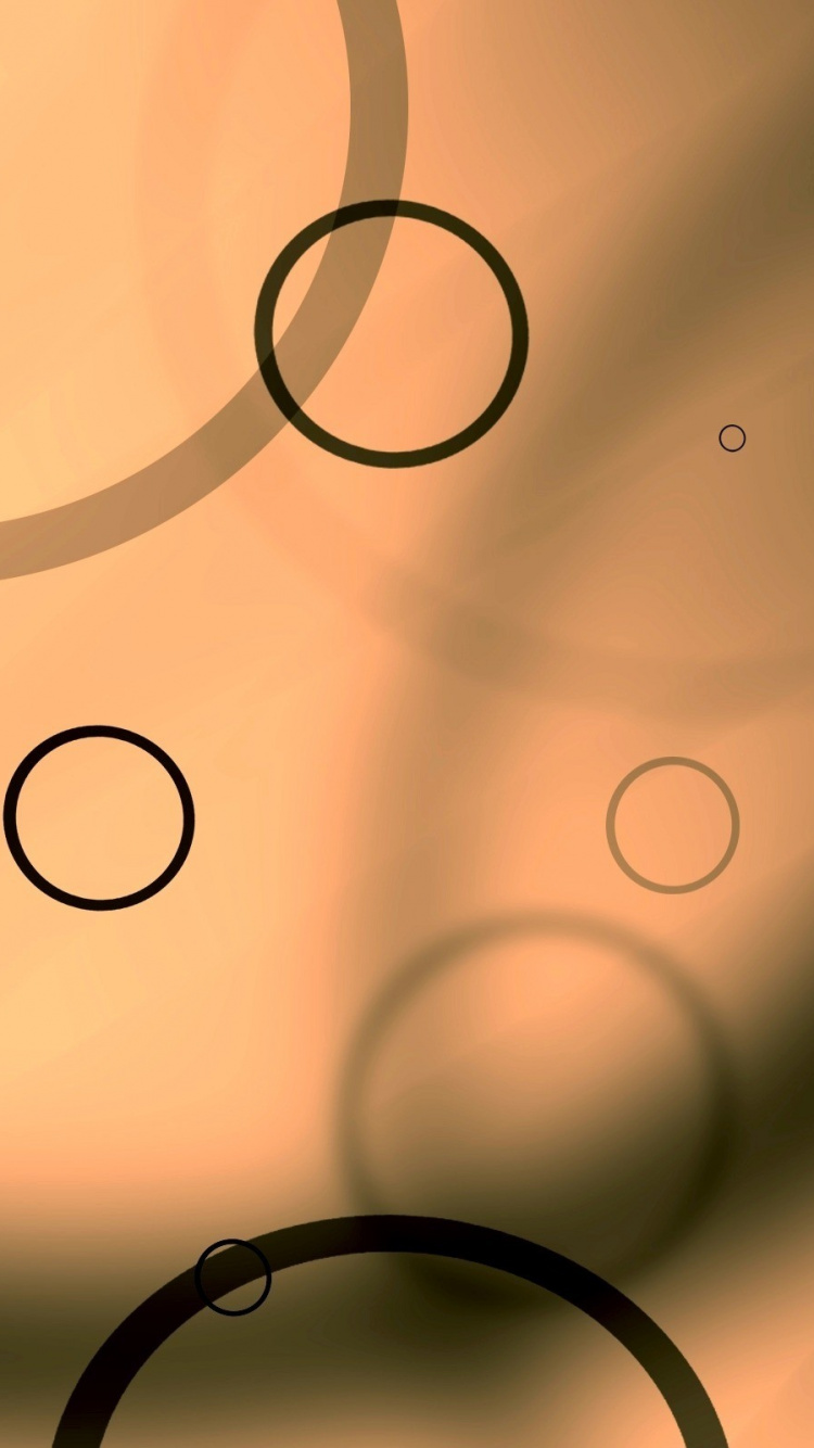 Обои круг, свет, линия, абстрактное искусство, освещение в разрешении 750x1334